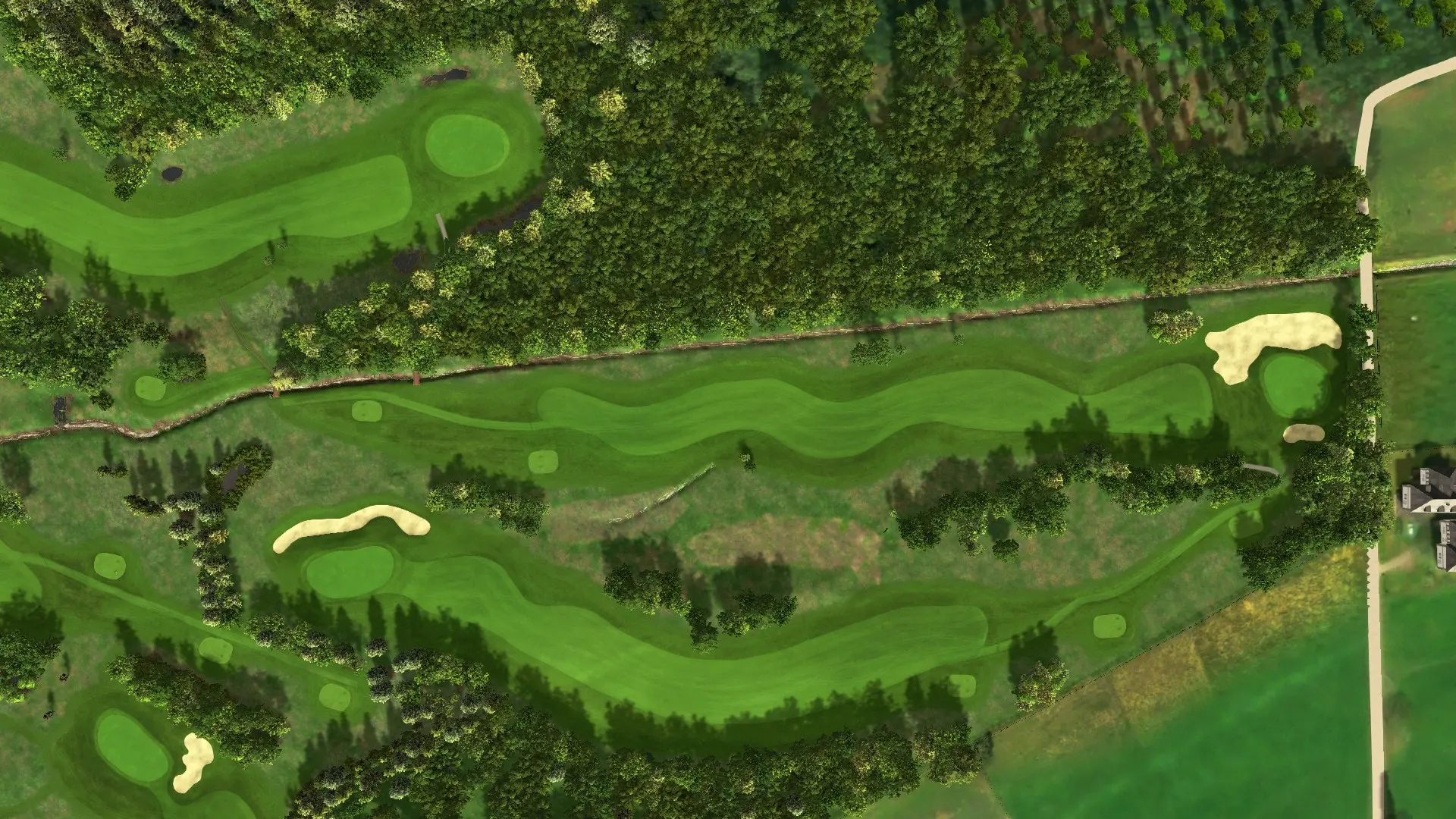 Hole 4 at Achimer Golfclub 18-hole course