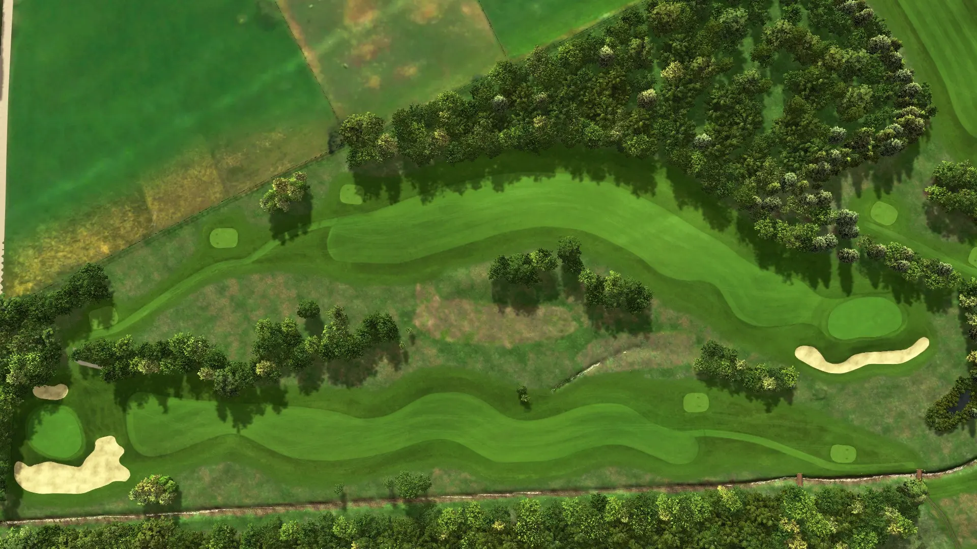 Hole 5 at Achimer Golfclub 18-hole course