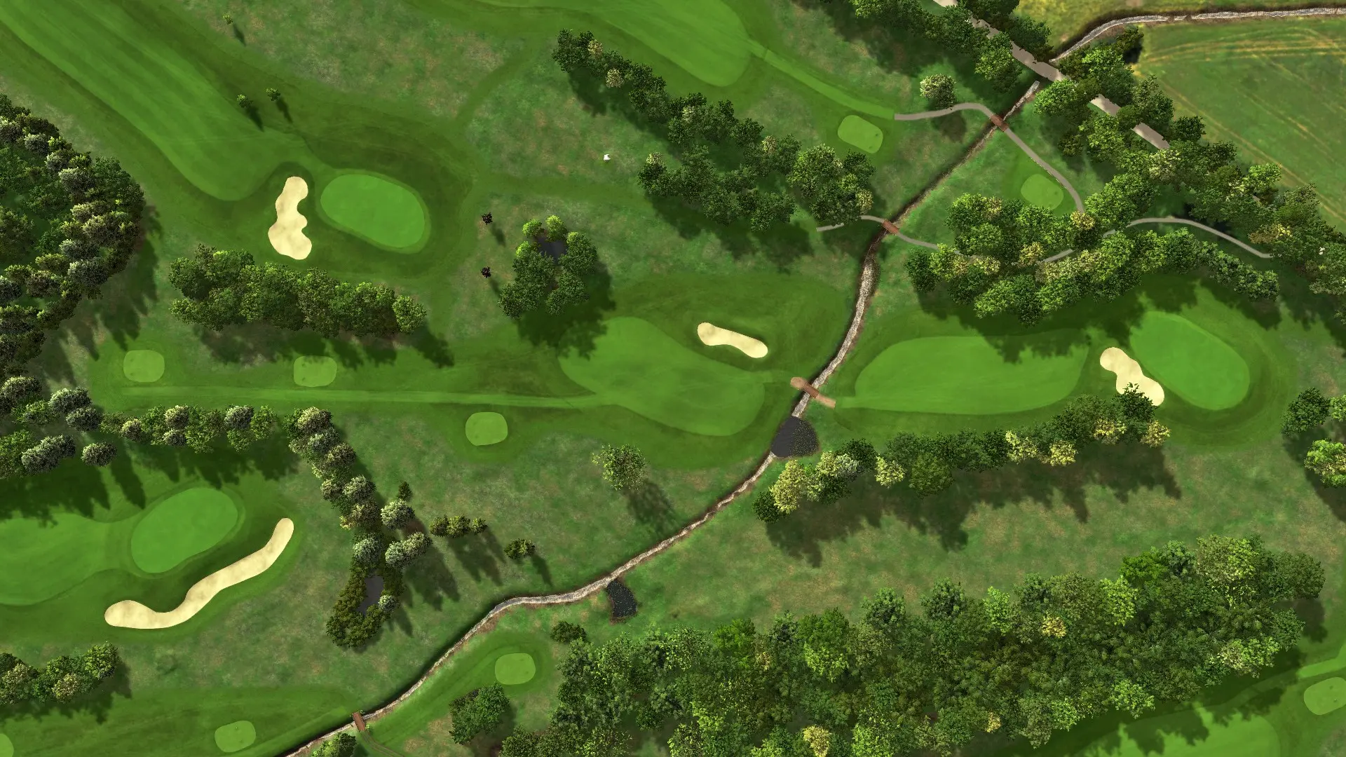 Hole 6 at Achimer Golfclub 18-hole course