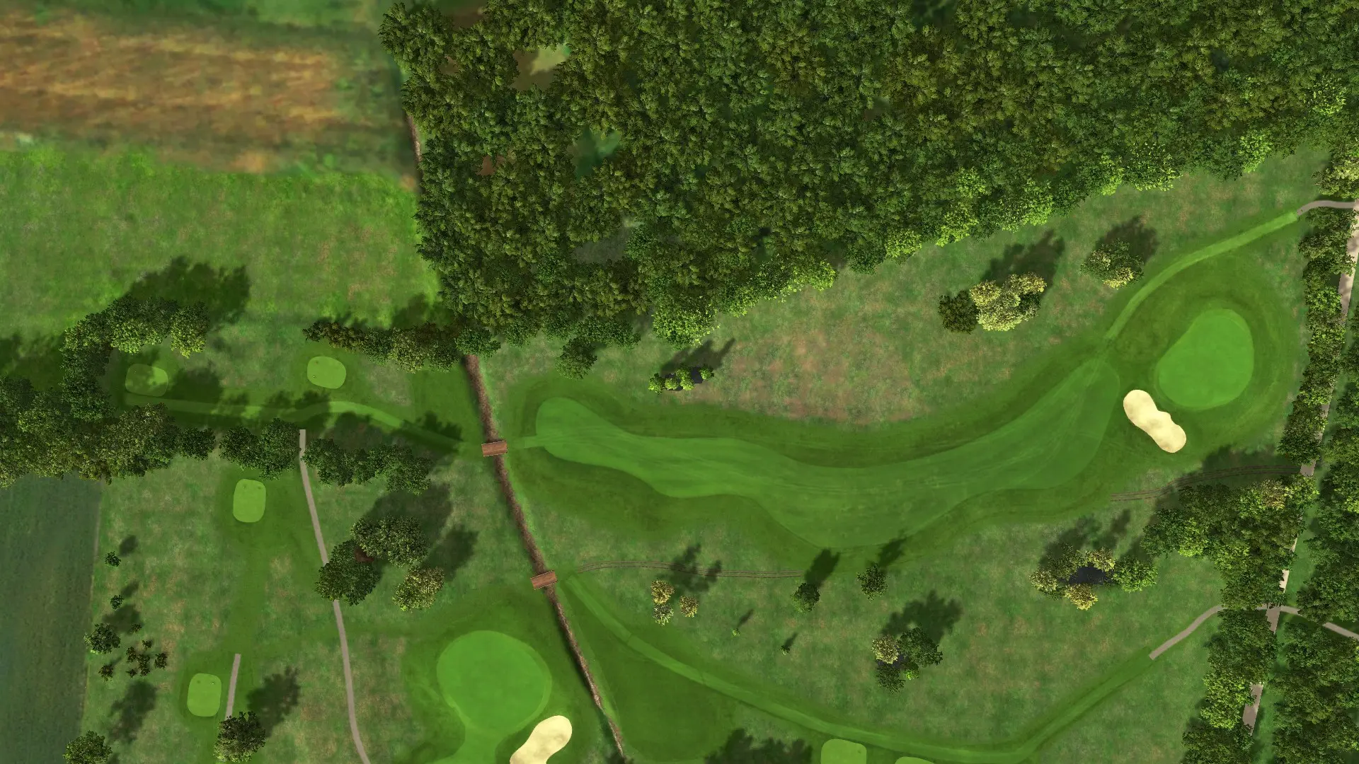 Hole 12 at Achimer Golfclub 18-hole course