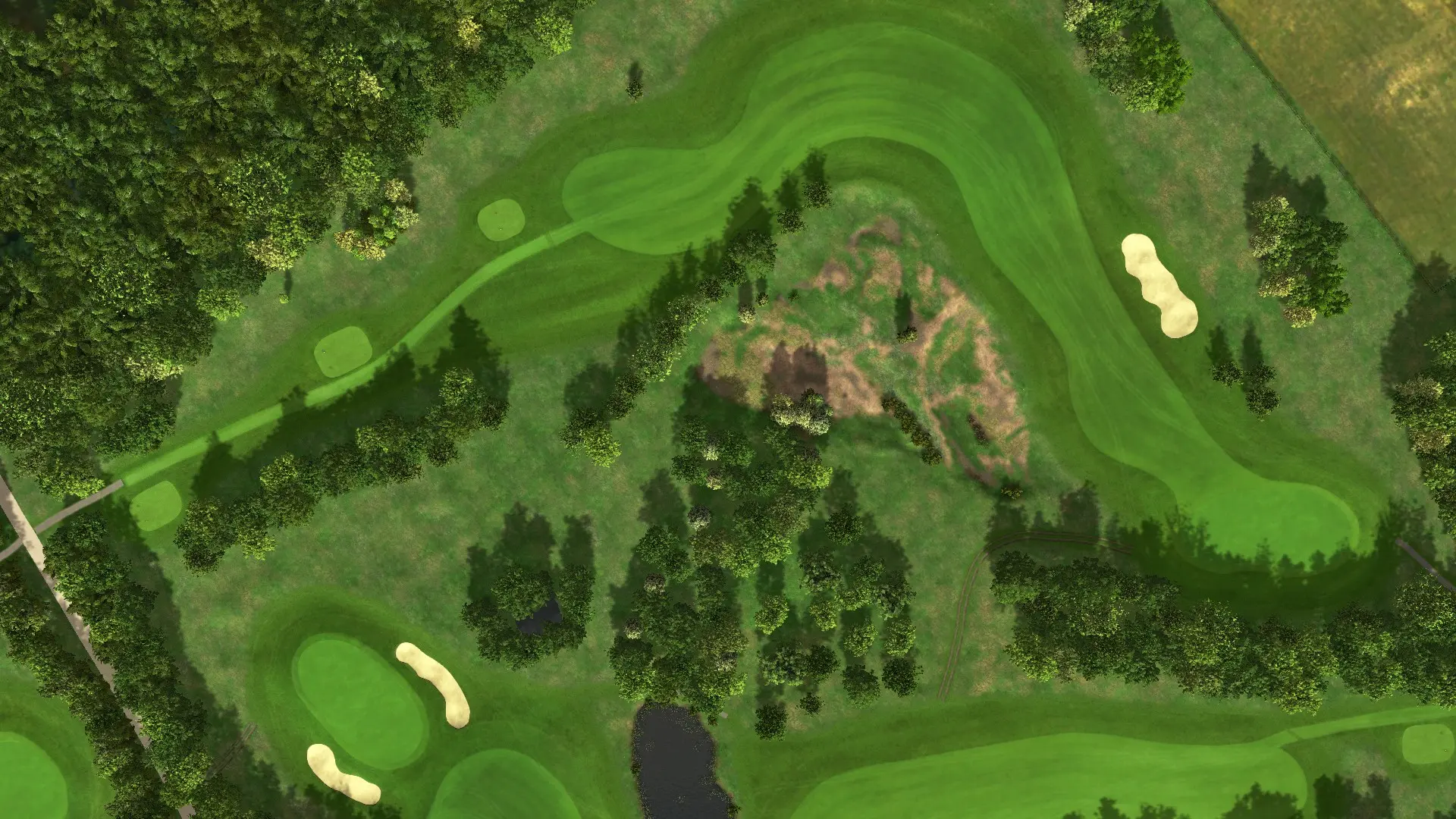 Hole 13 at Achimer Golfclub 18-hole course