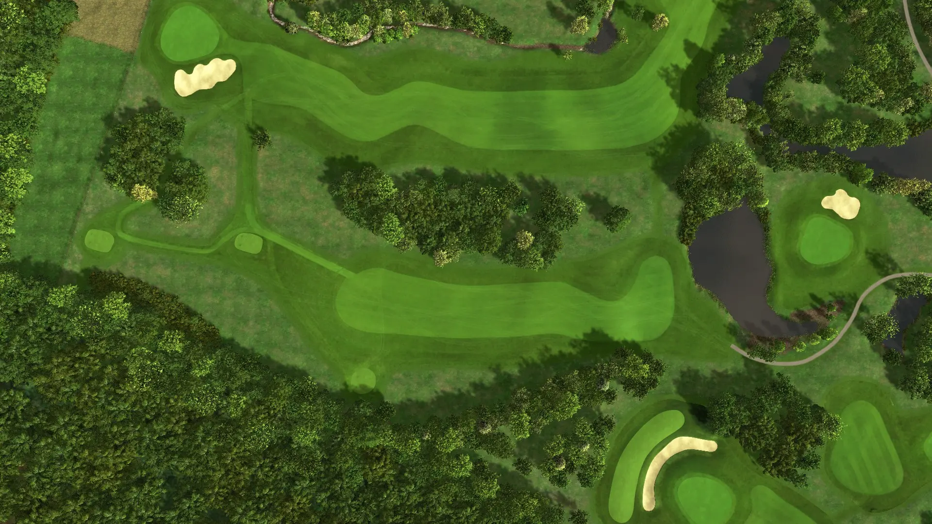 Hole 18 at Achimer Golfclub 18-hole course