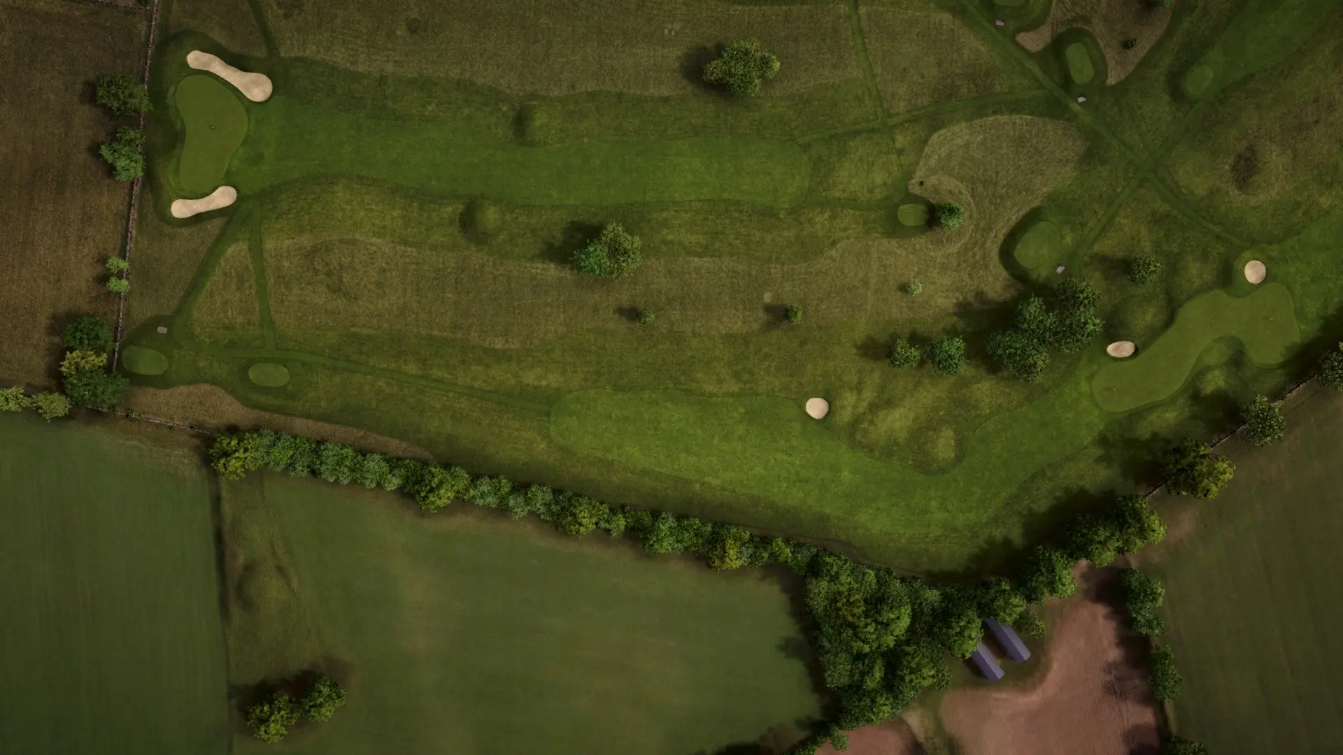 Hole 4 at Åkagården Golfklubb