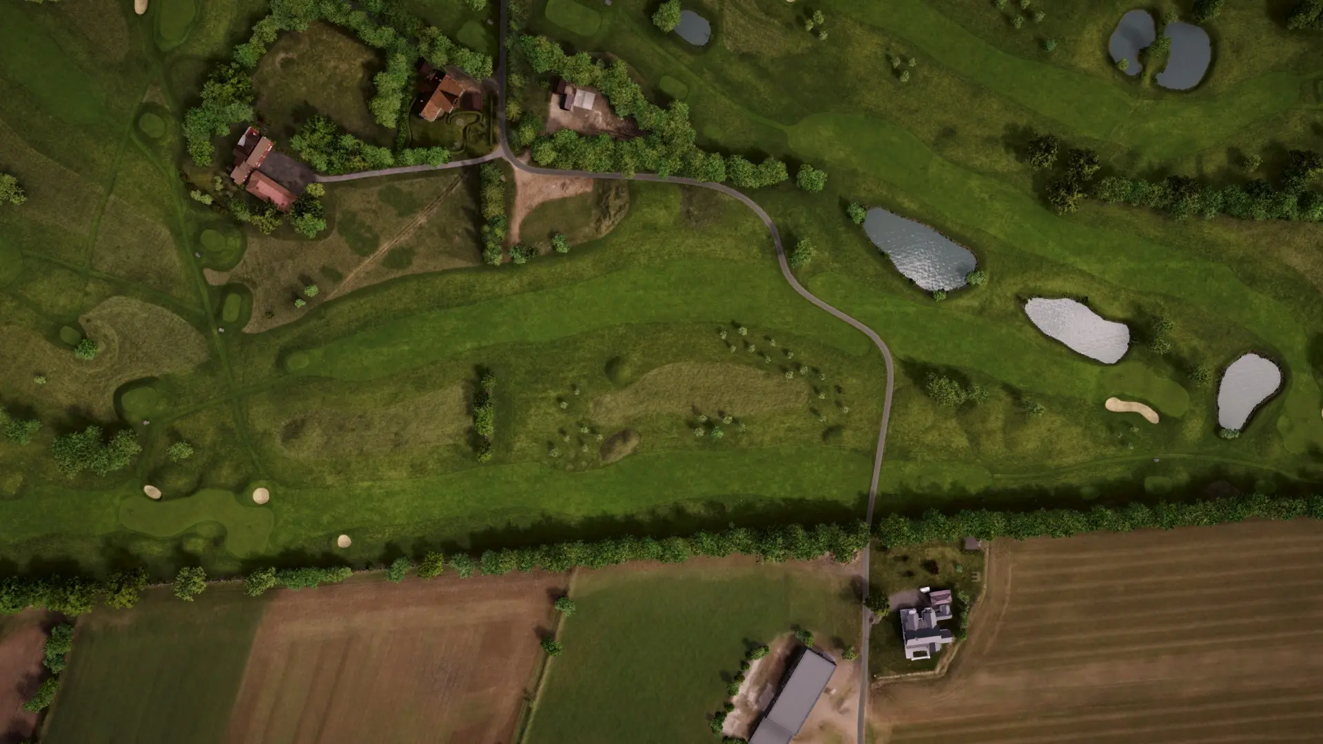 Hole 5 at Åkagården Golfklubb