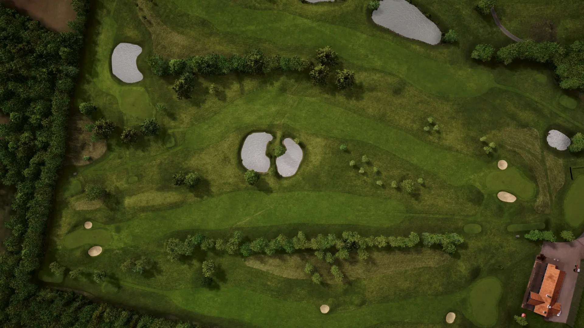 Hole 7 at Åkagården Golfklubb