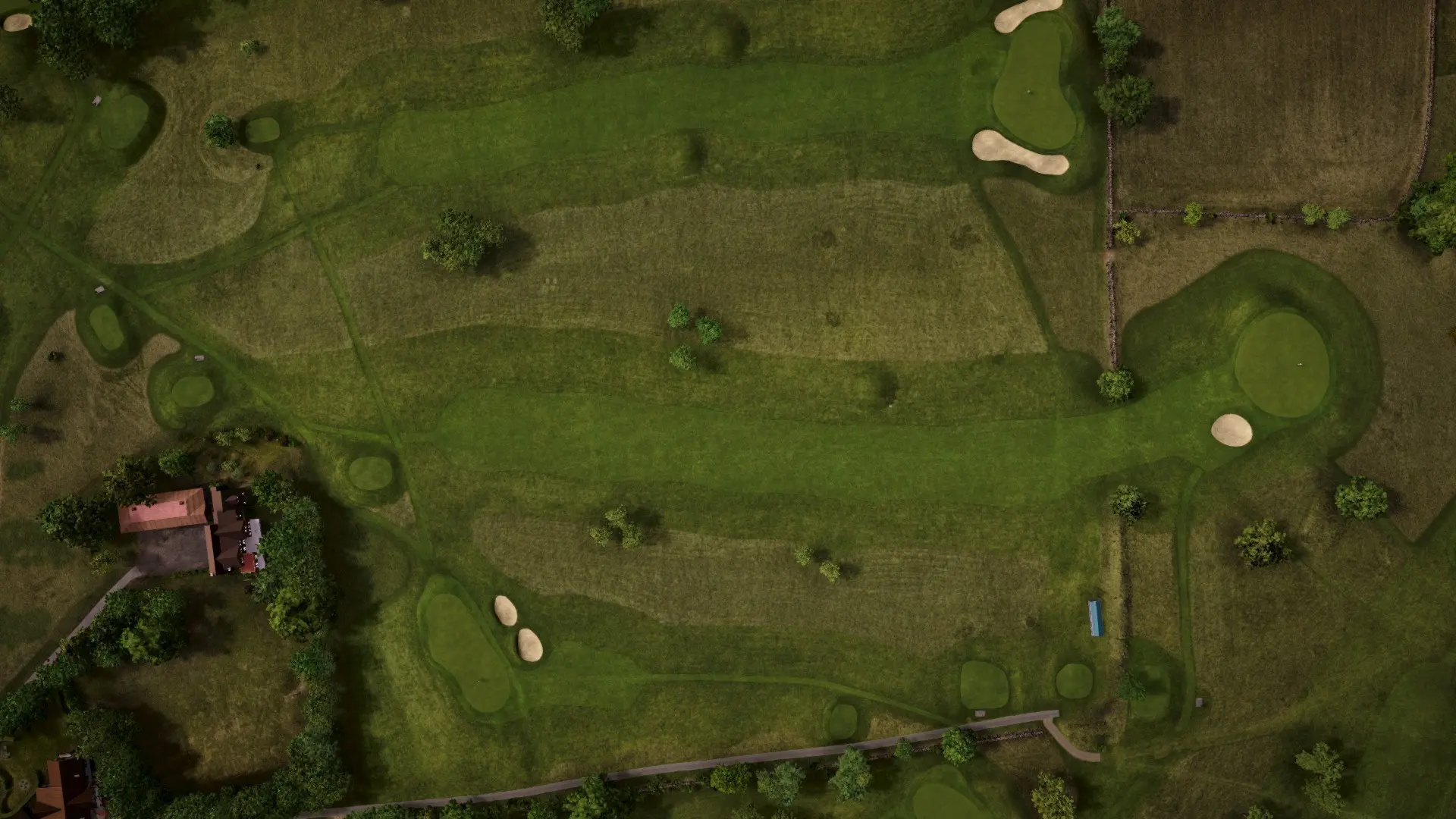 Hole 12 at Åkagården Golfklubb