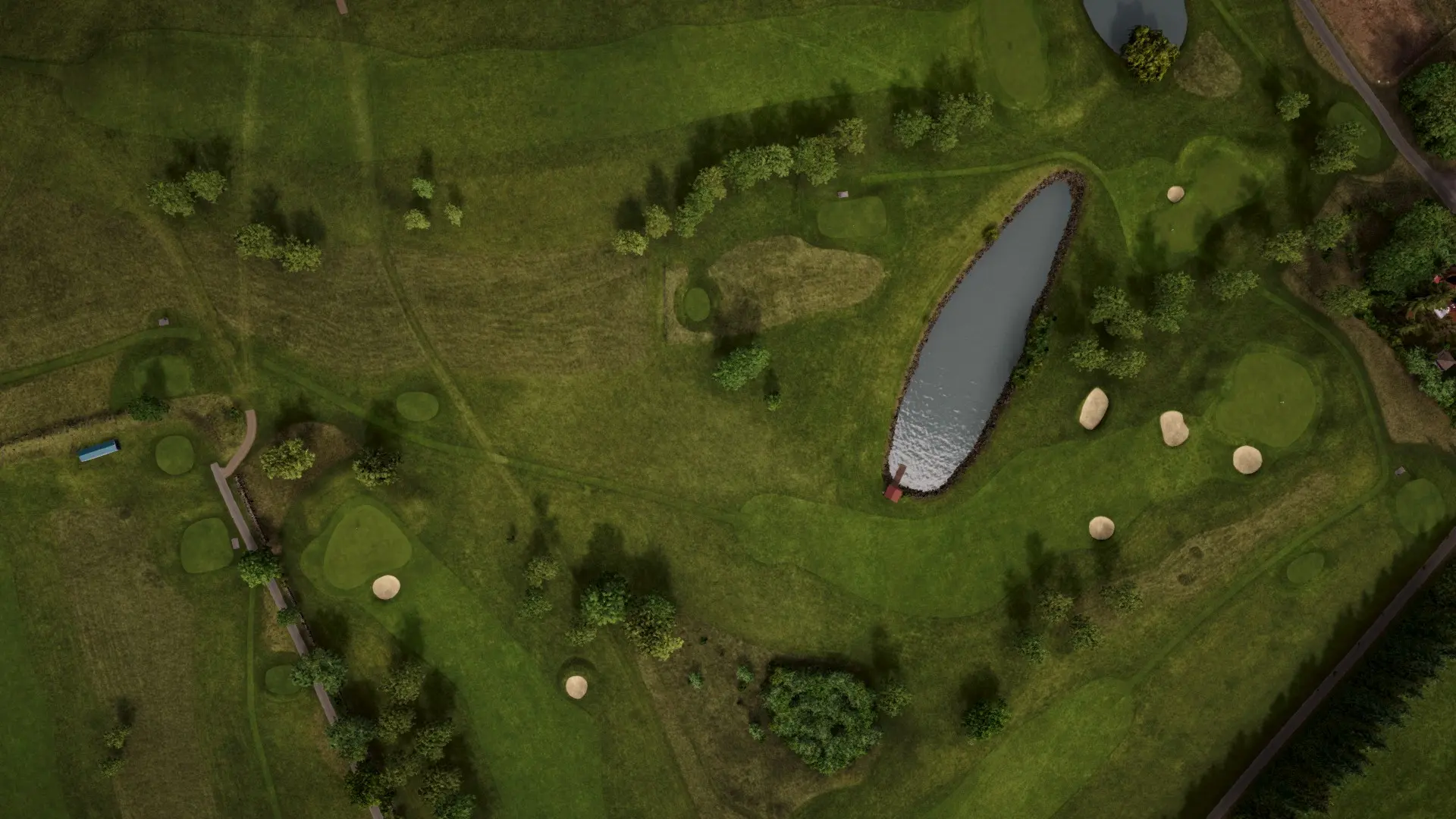 Hole 13 at Åkagården Golfklubb