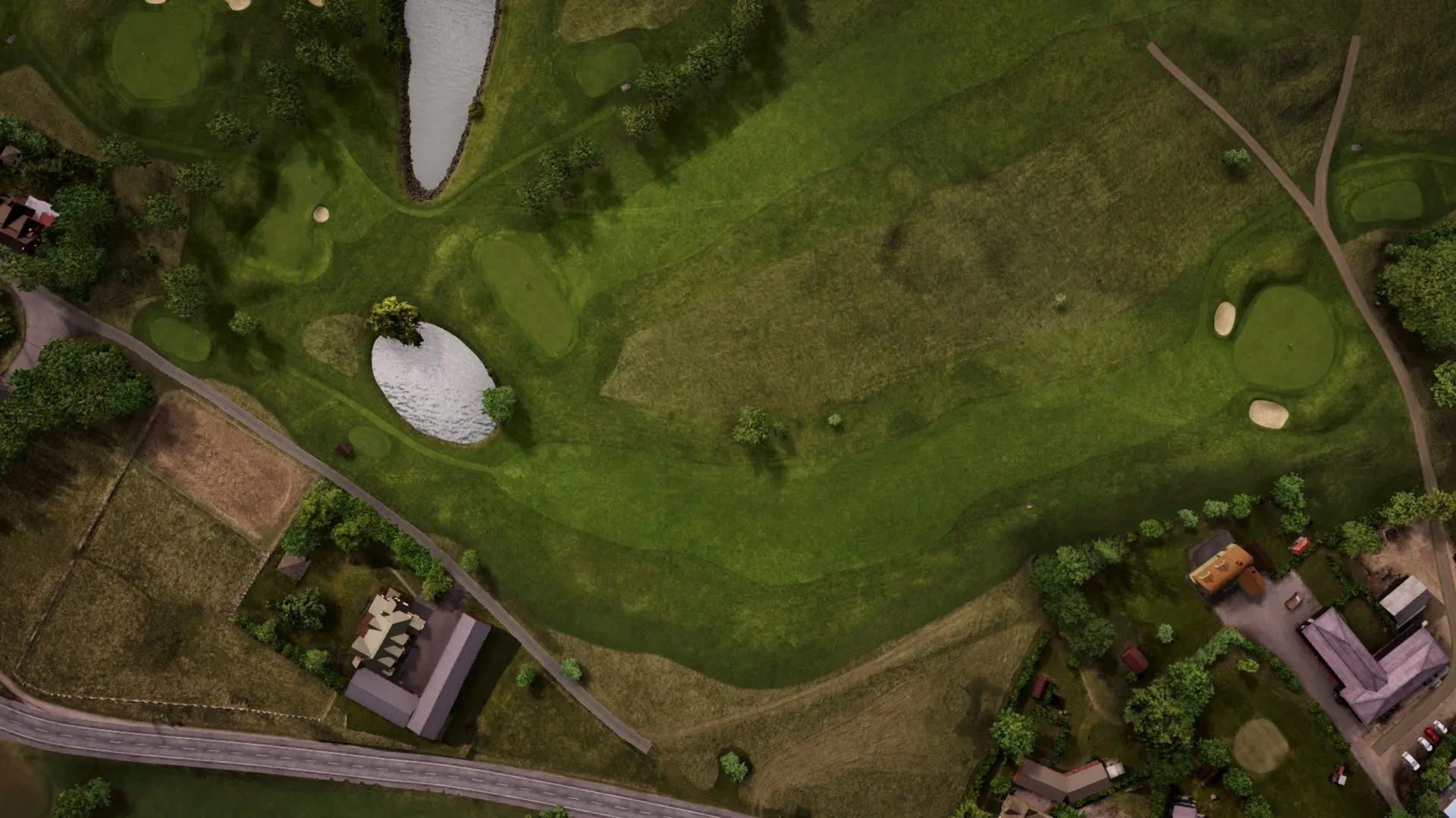 Hole 14 at Åkagården Golfklubb