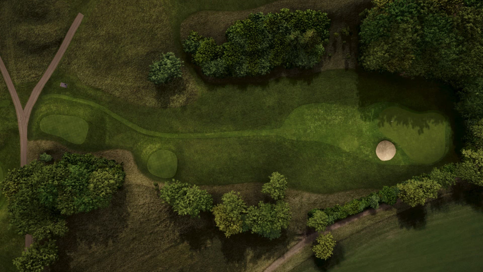 Hole 15 at Åkagården Golfklubb