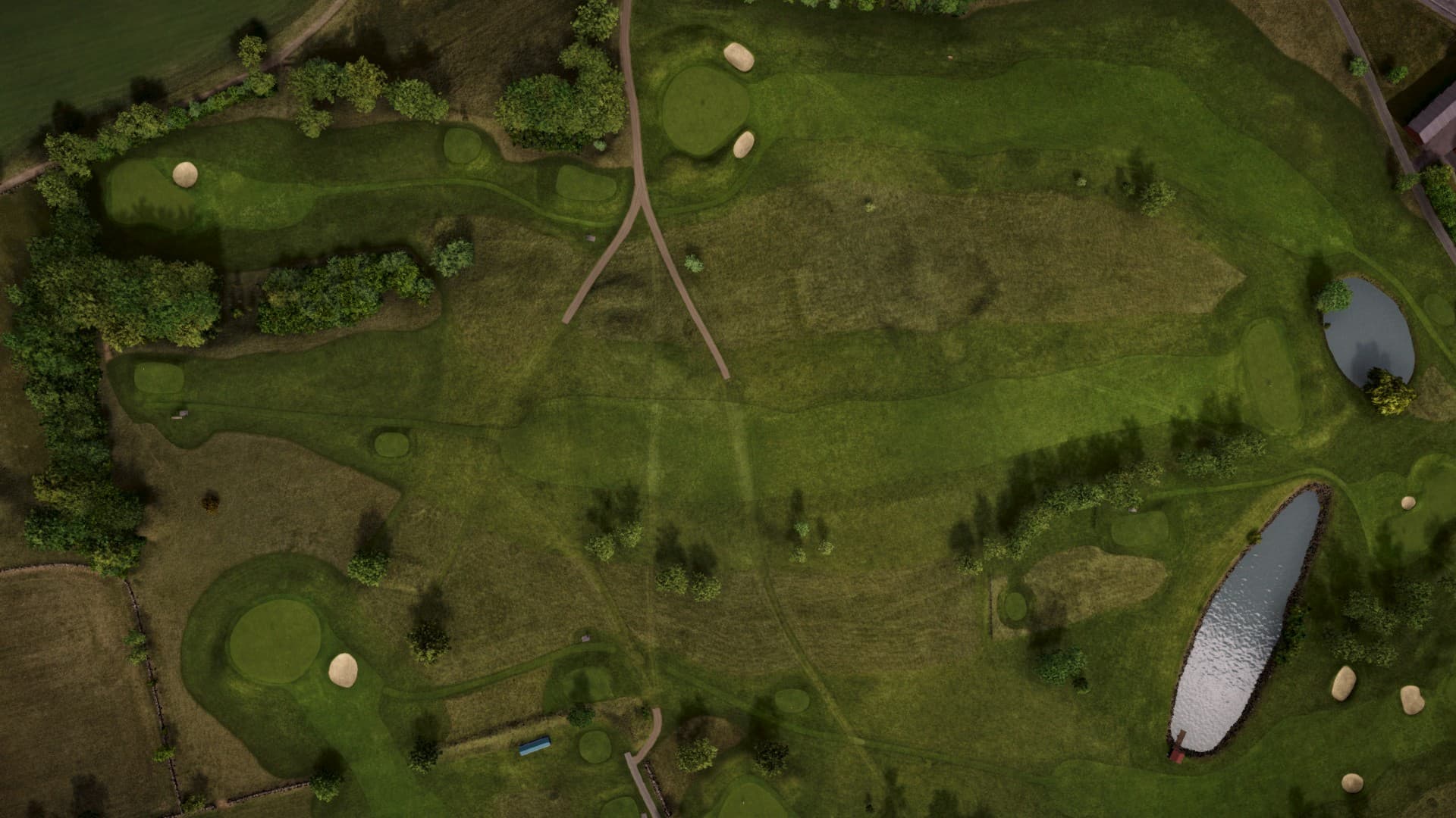 Hole 16 at Åkagården Golfklubb