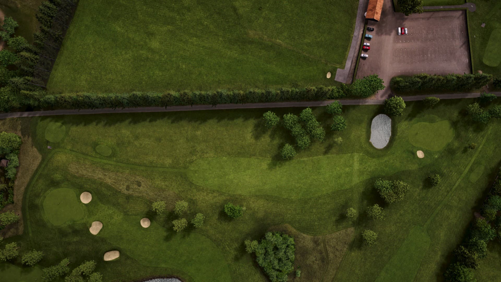 Hole 18 at Åkagården Golfklubb
