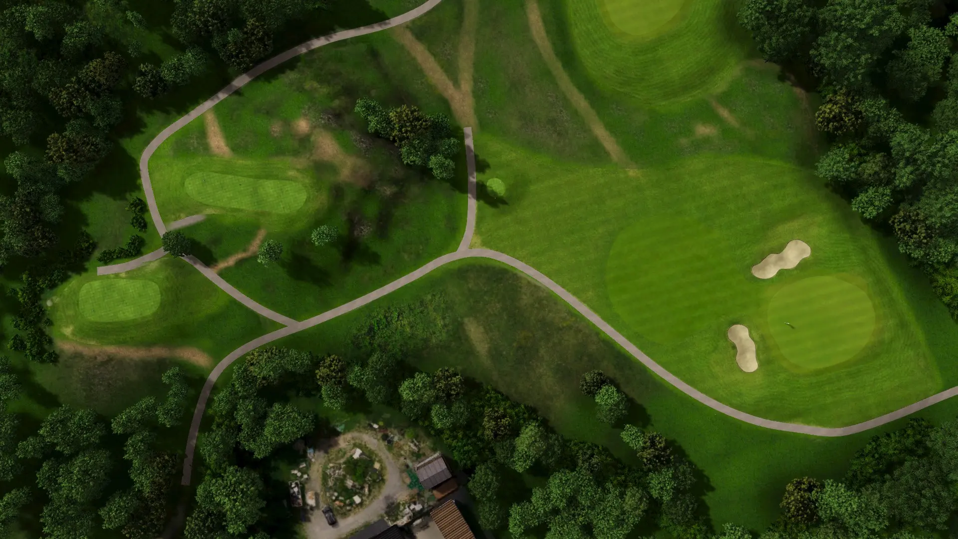 Hole 3 at Åkersberga Golfklubb