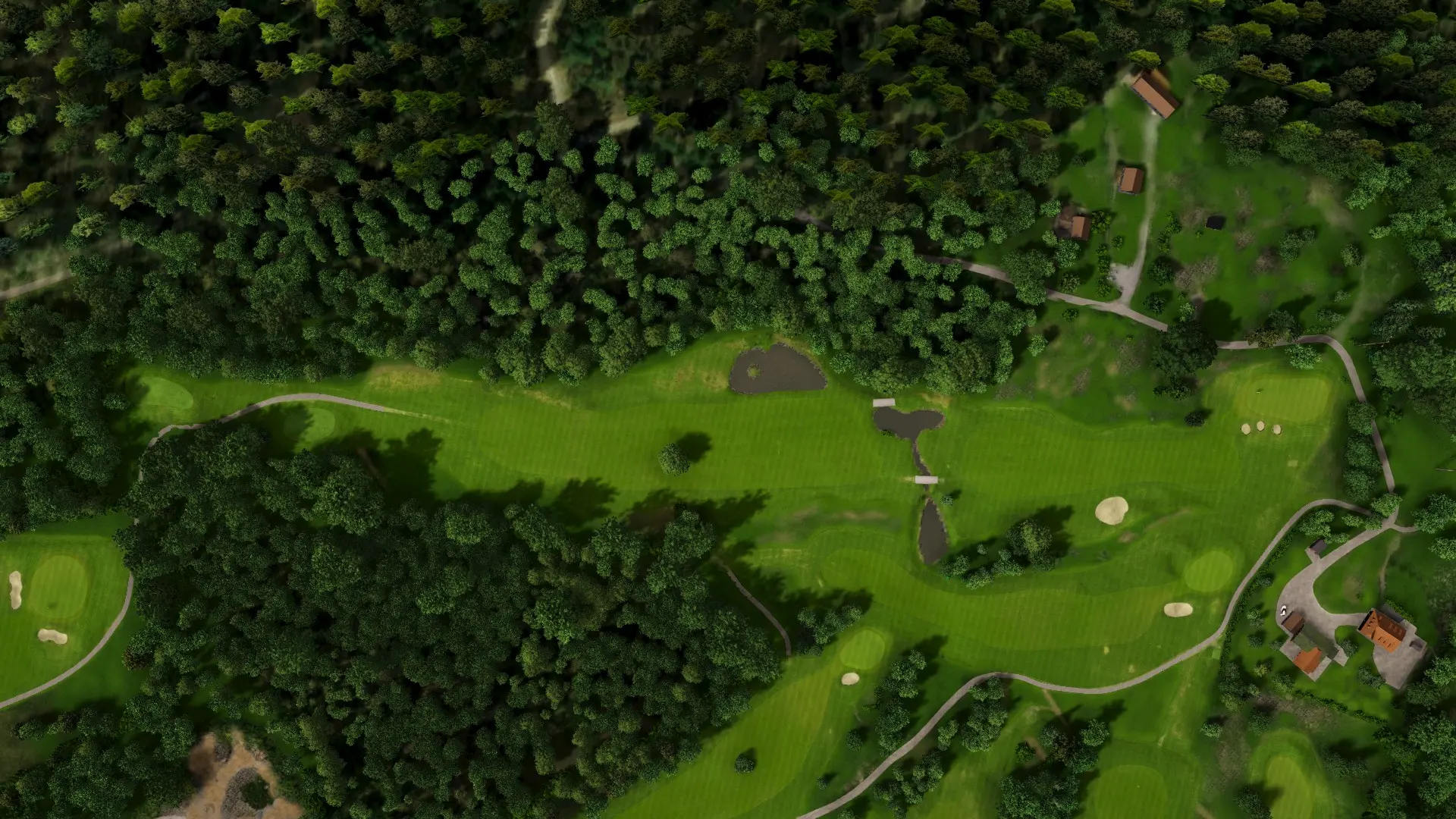 Hole 4 at Åkersberga Golfklubb