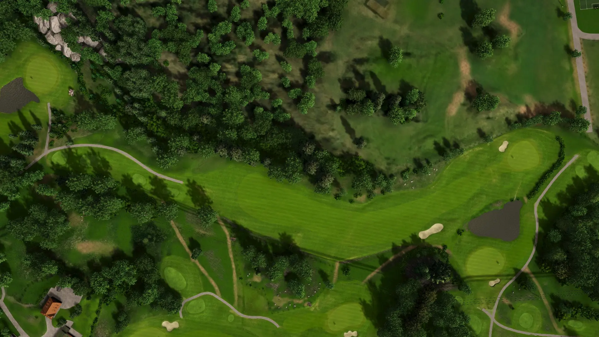 Hole 6 at Åkersberga Golfklubb