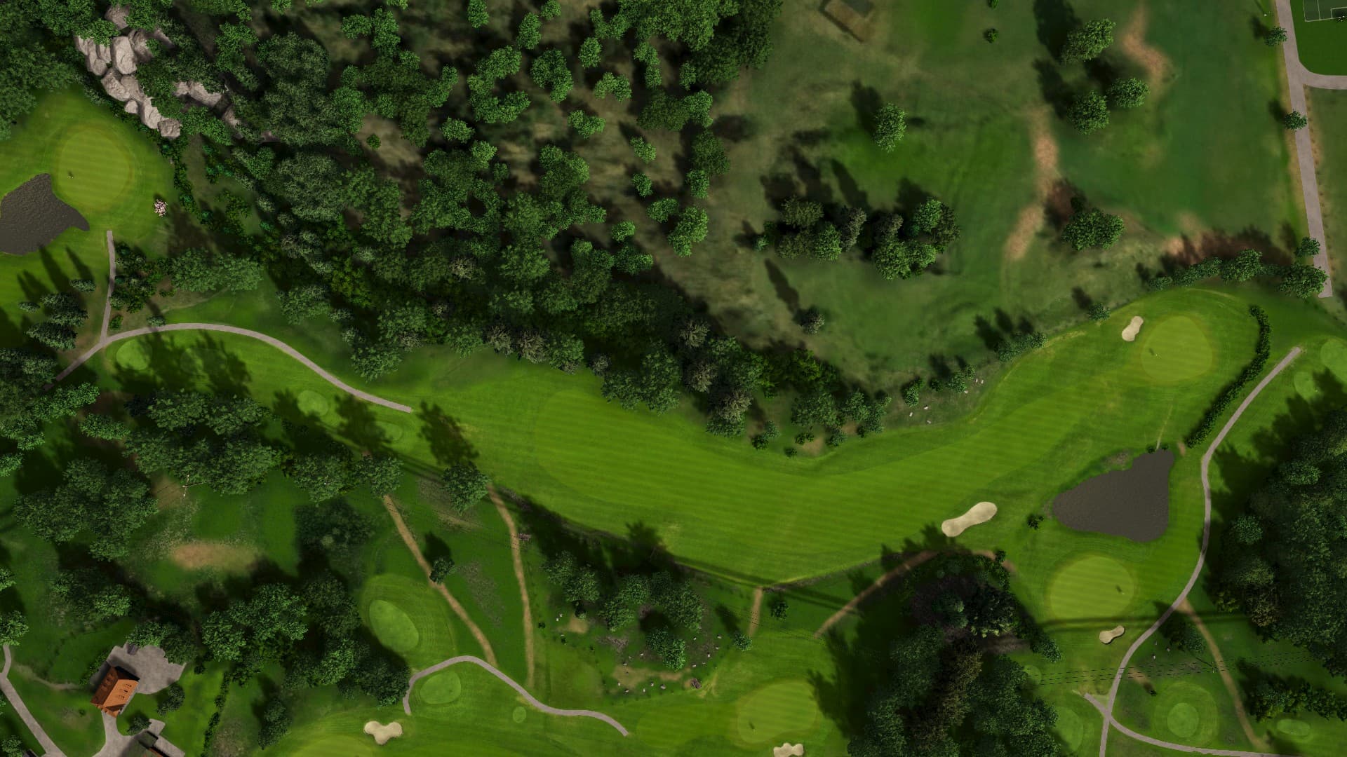 Hole 6 at Åkersberga Golfklubb