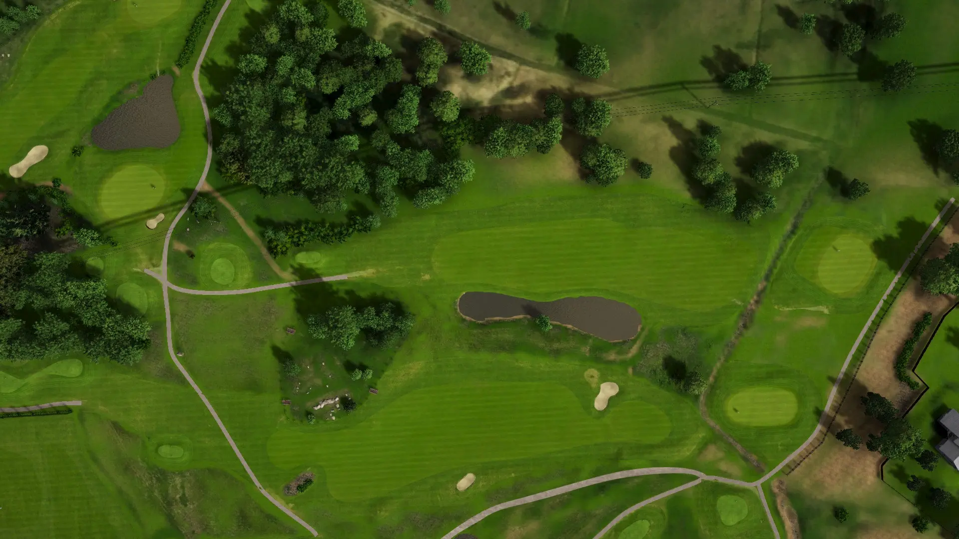 Hole 8 at Åkersberga Golfklubb