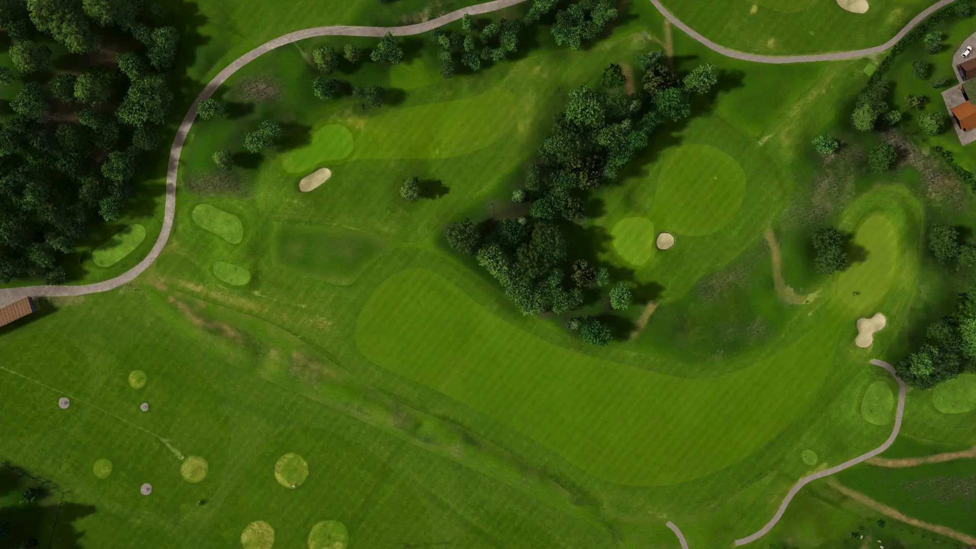 Hole 10 at Åkersberga Golfklubb