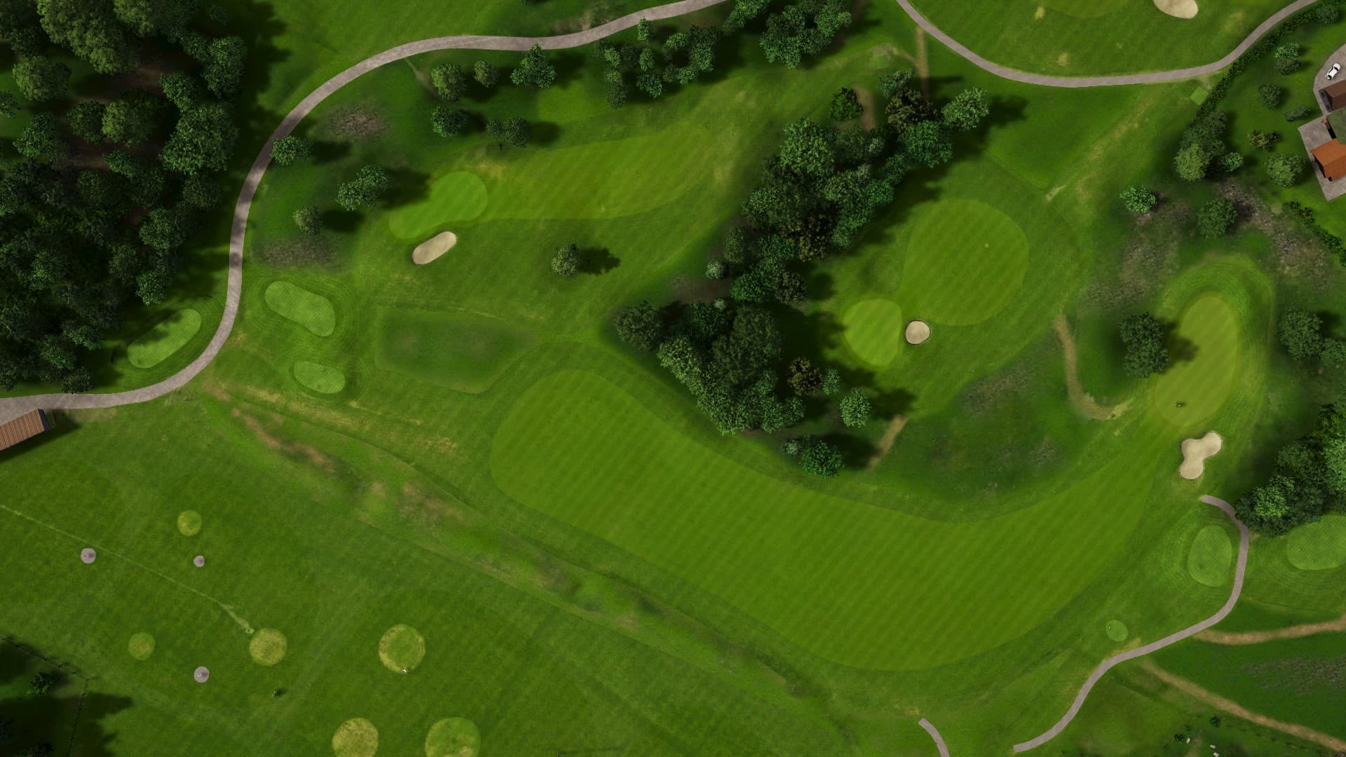 Hole 10 at Åkersberga Golfklubb