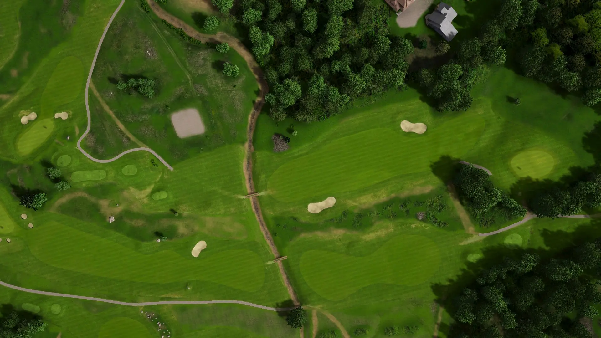 Hole 14 at Åkersberga Golfklubb