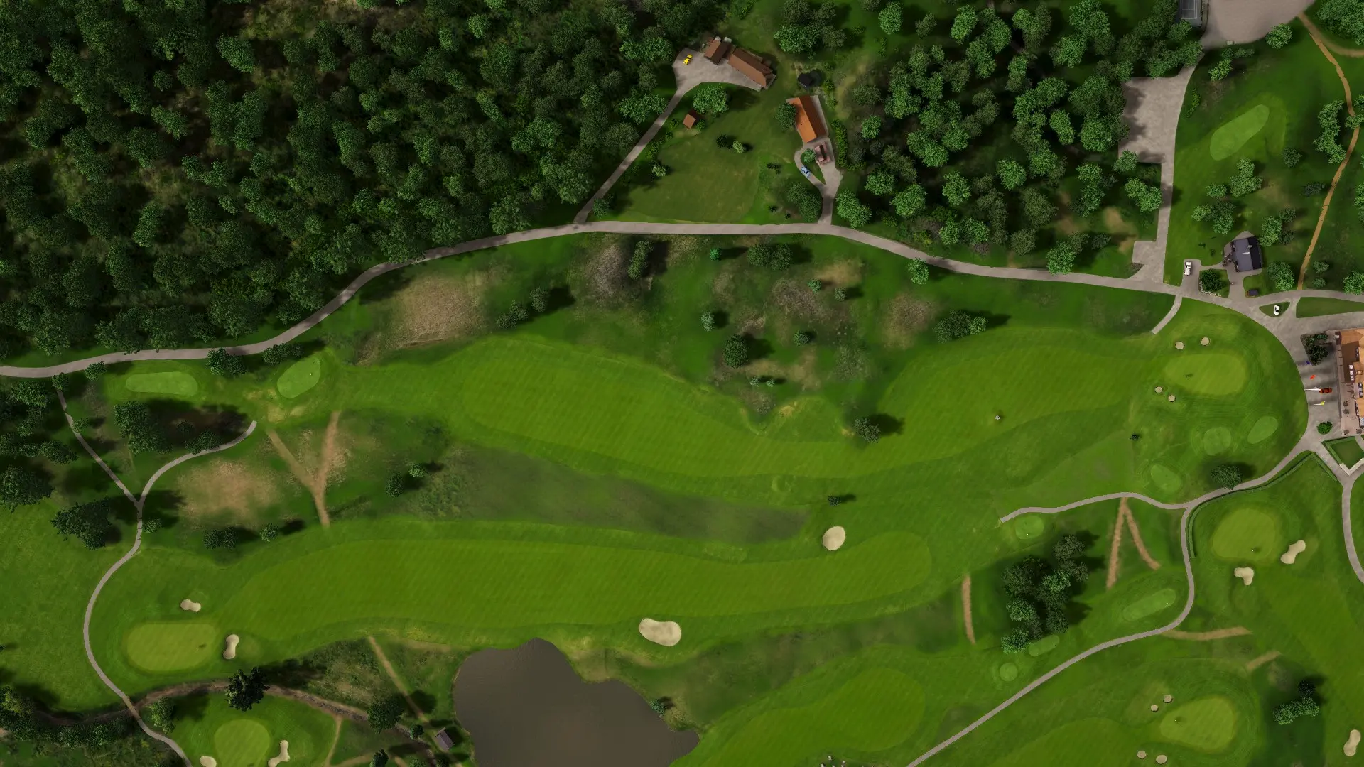Hole 18 at Åkersberga Golfklubb