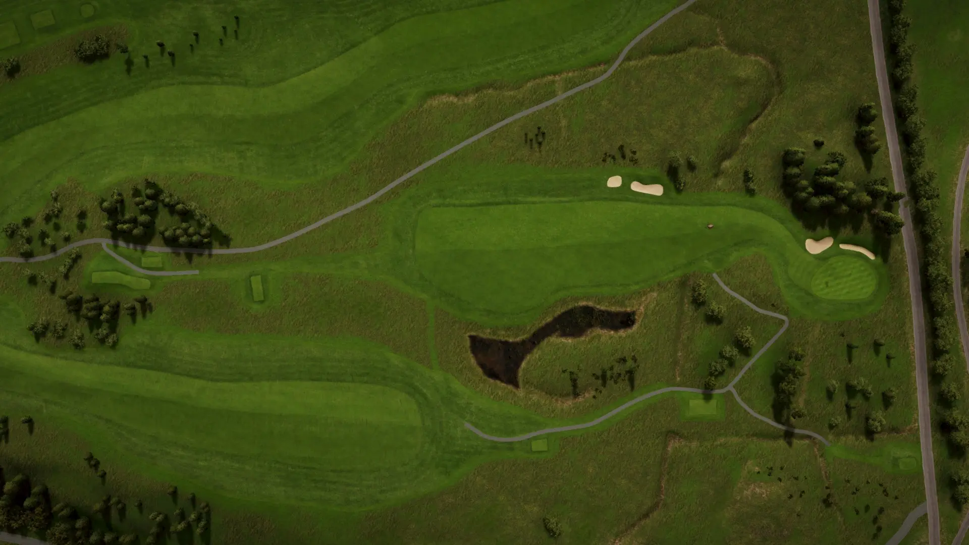Hole 16 at Akureyri Golf Club