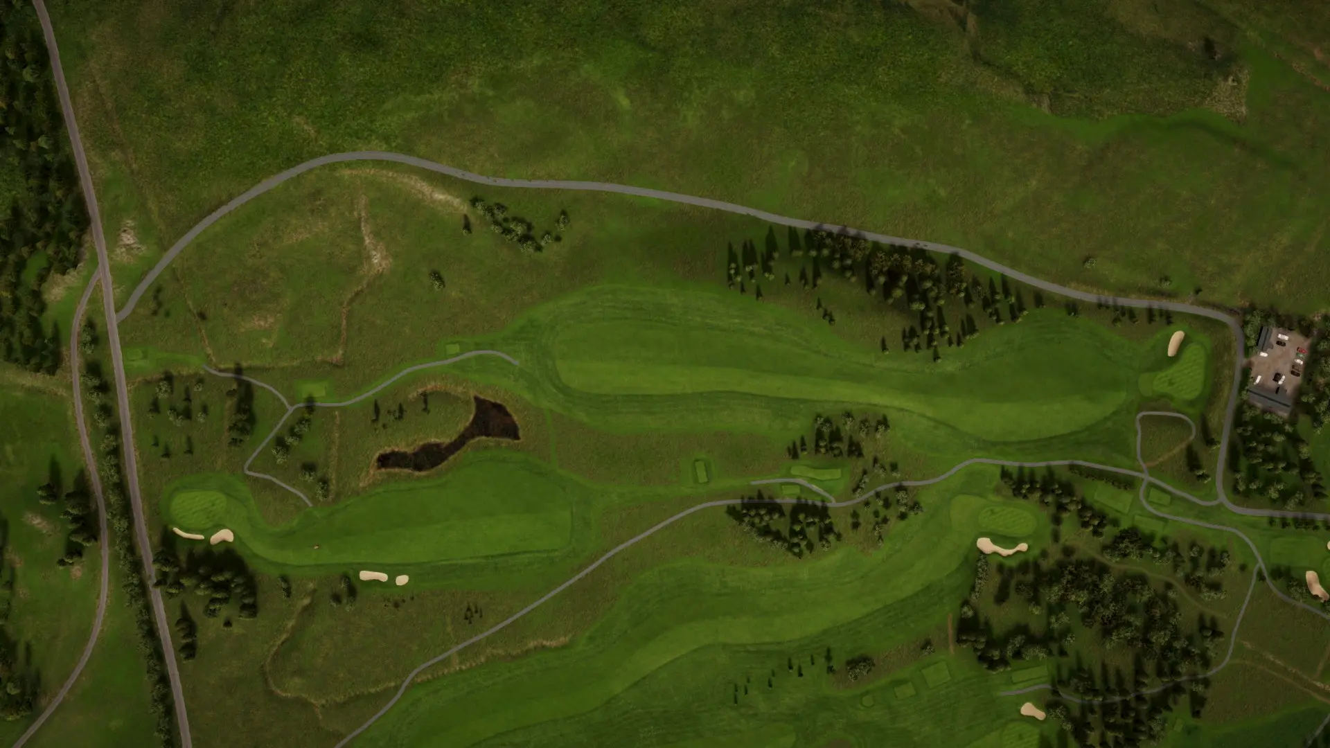 Hole 17 at Akureyri Golf Club