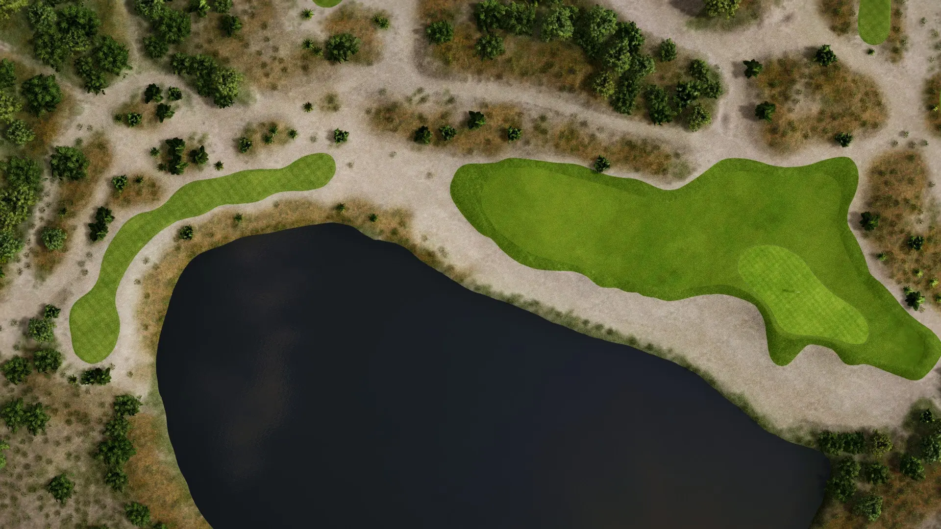 Hole 5 at Albany GC