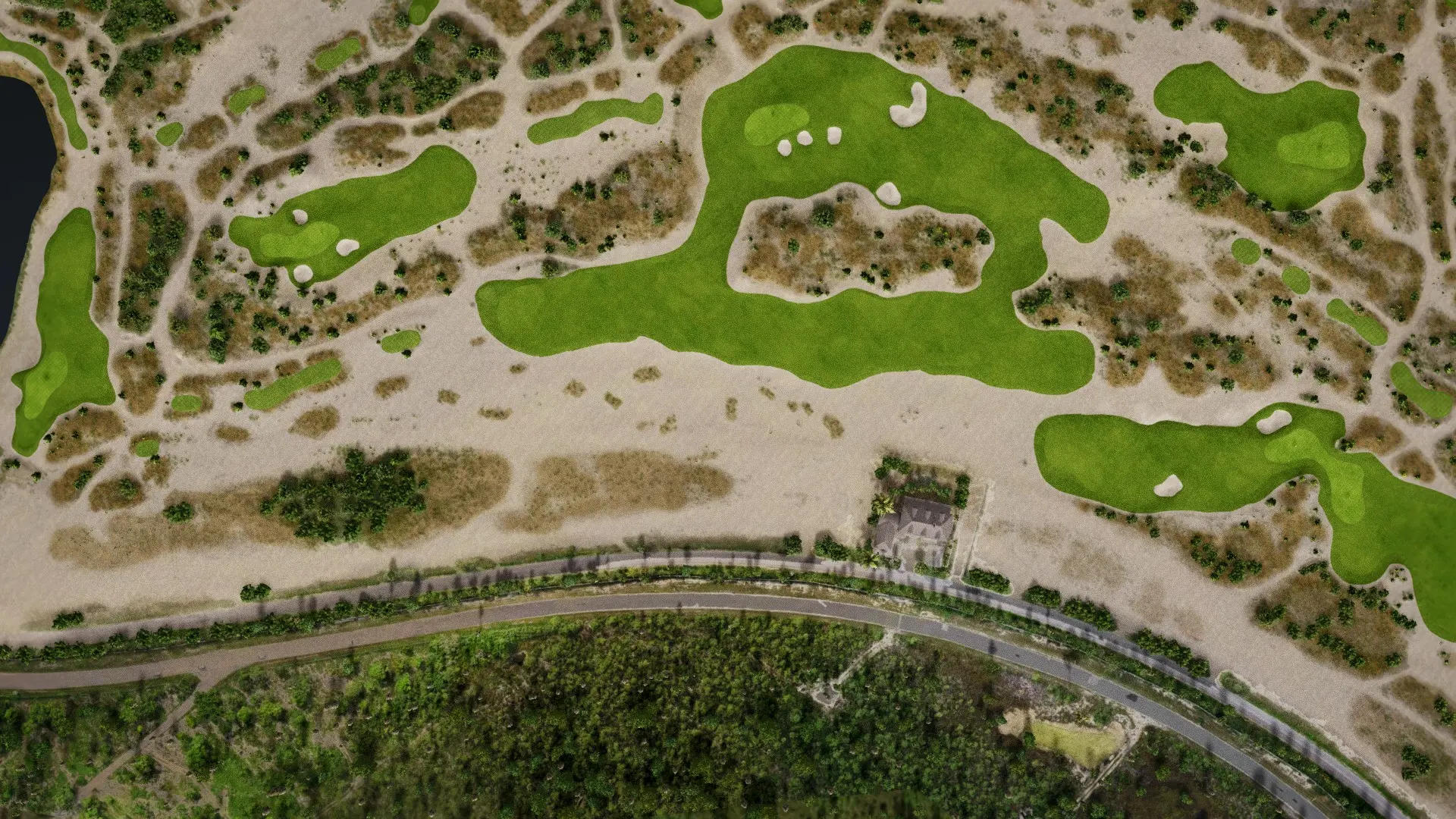 Hole 6 at Albany GC