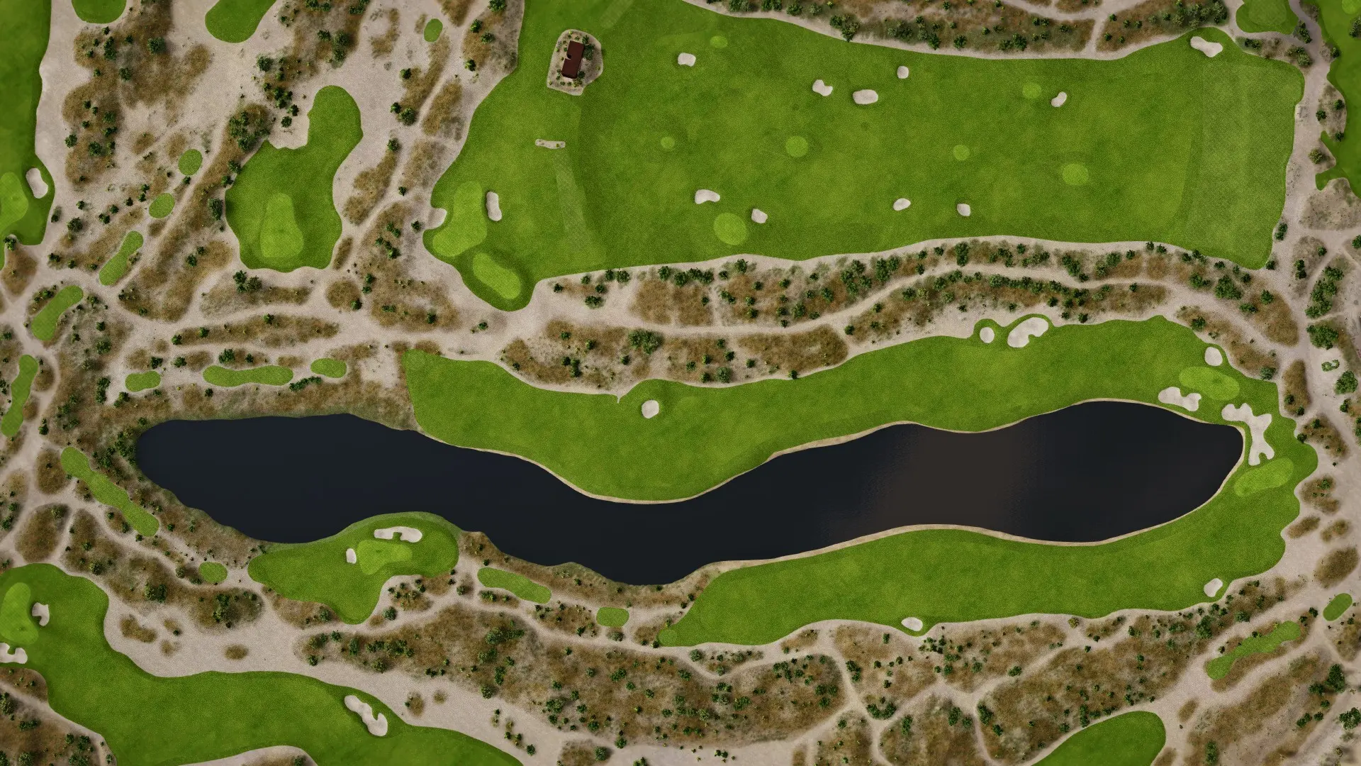 Hole 9 at Albany GC