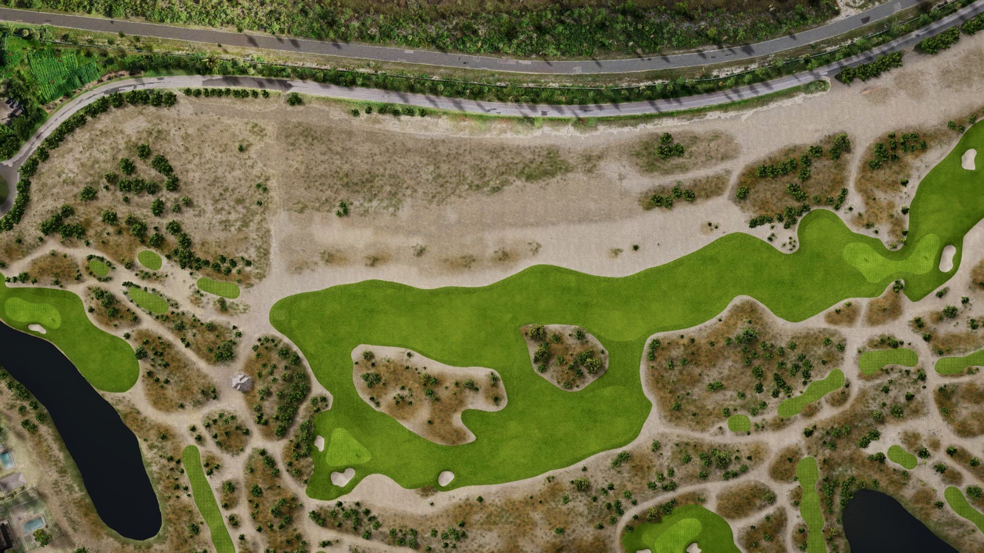 Hole 13 at Albany GC