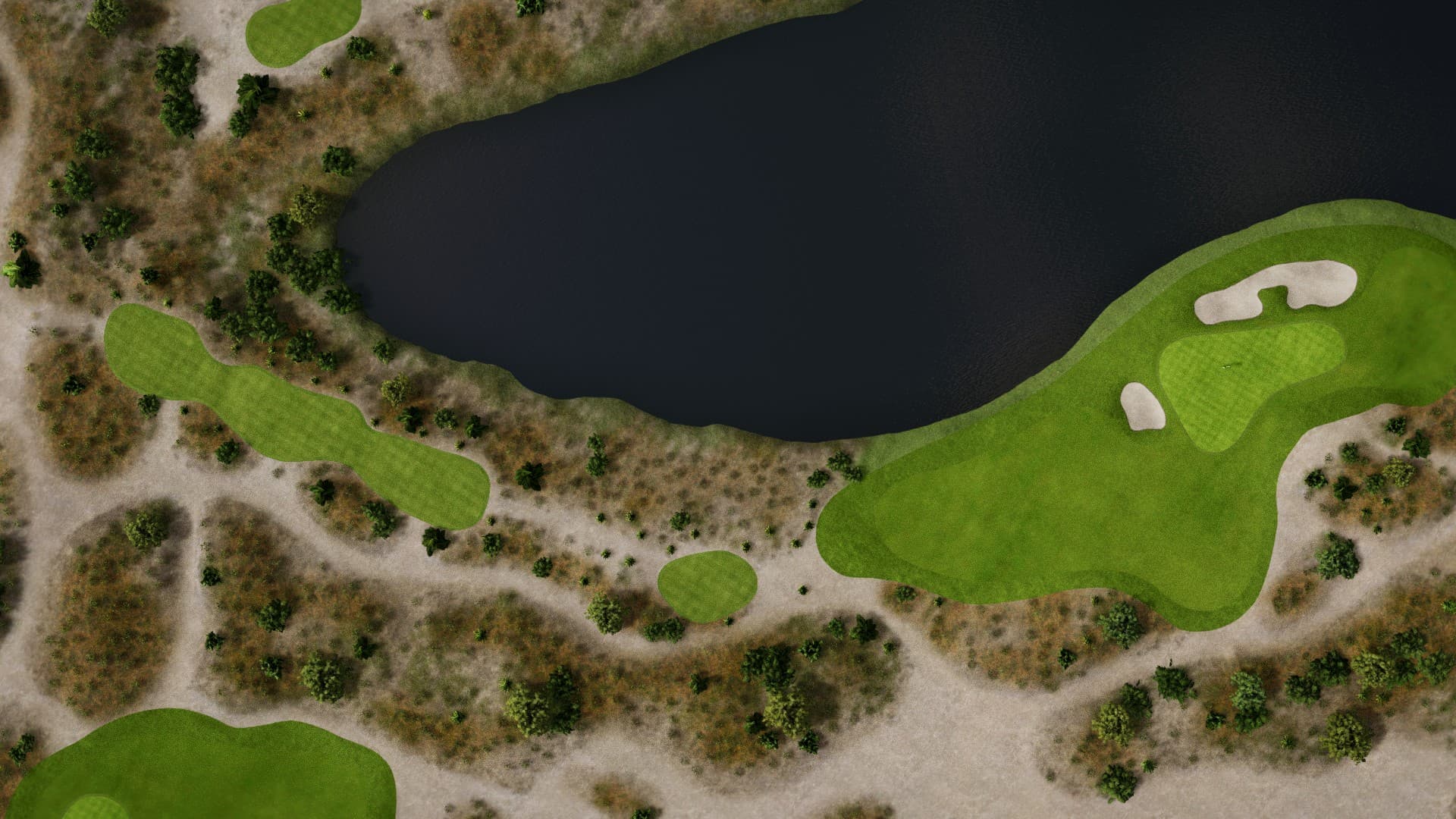 Hole 17 at Albany GC