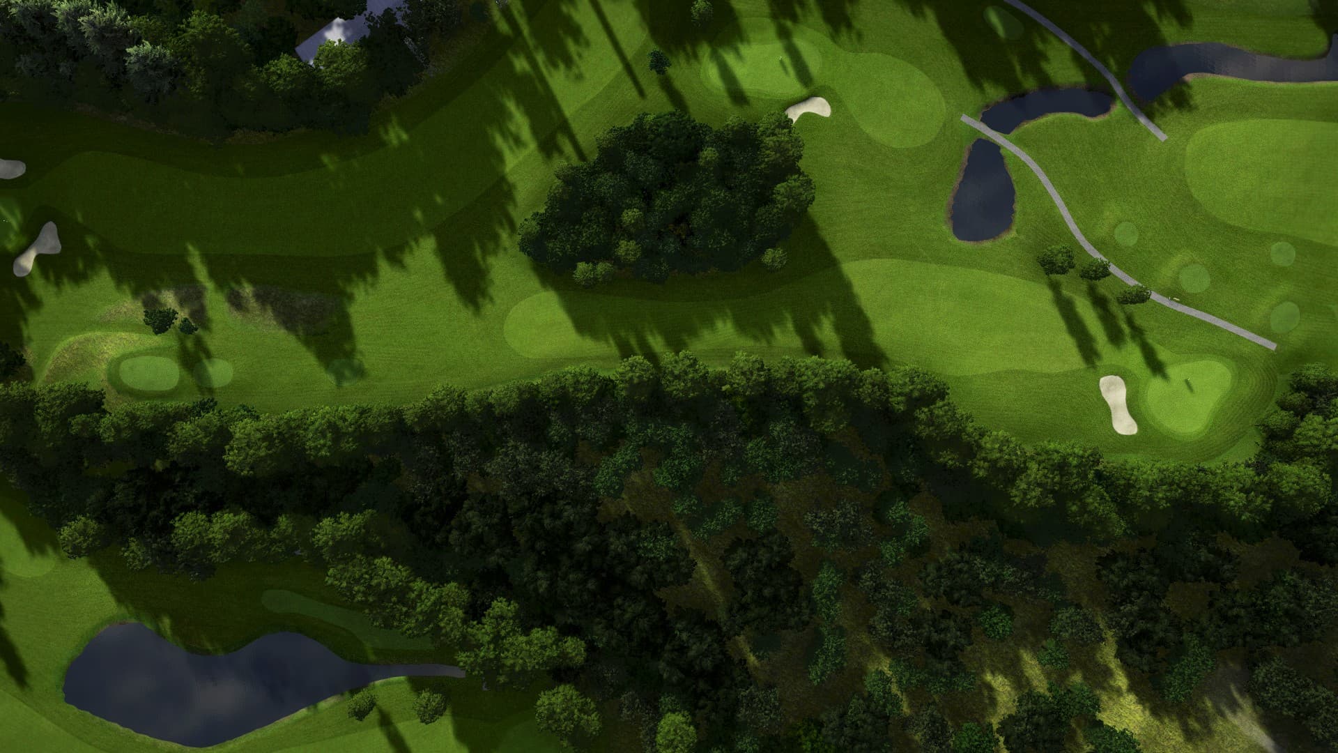 Hole 16 at Alingsås Golfklubb