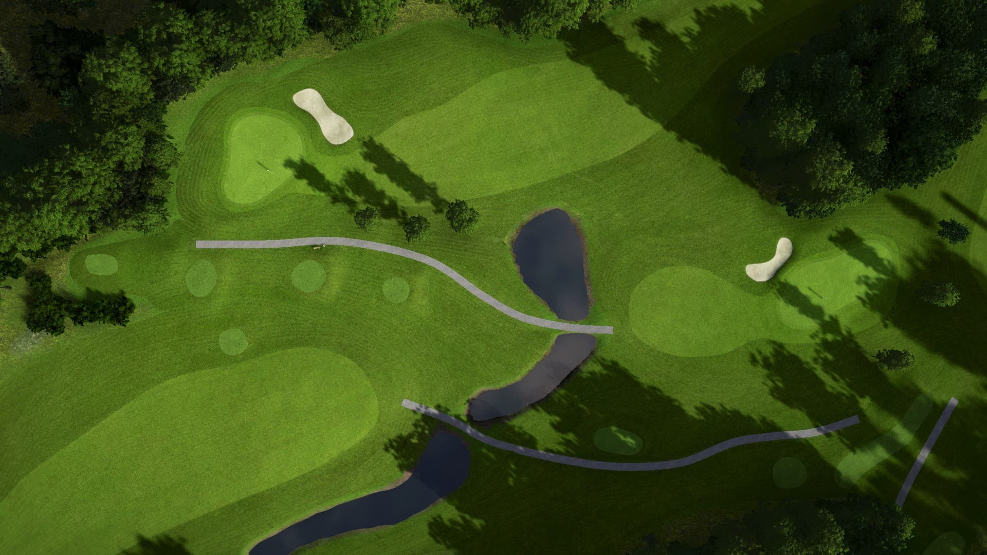 Hole 17 at Alingsås Golfklubb