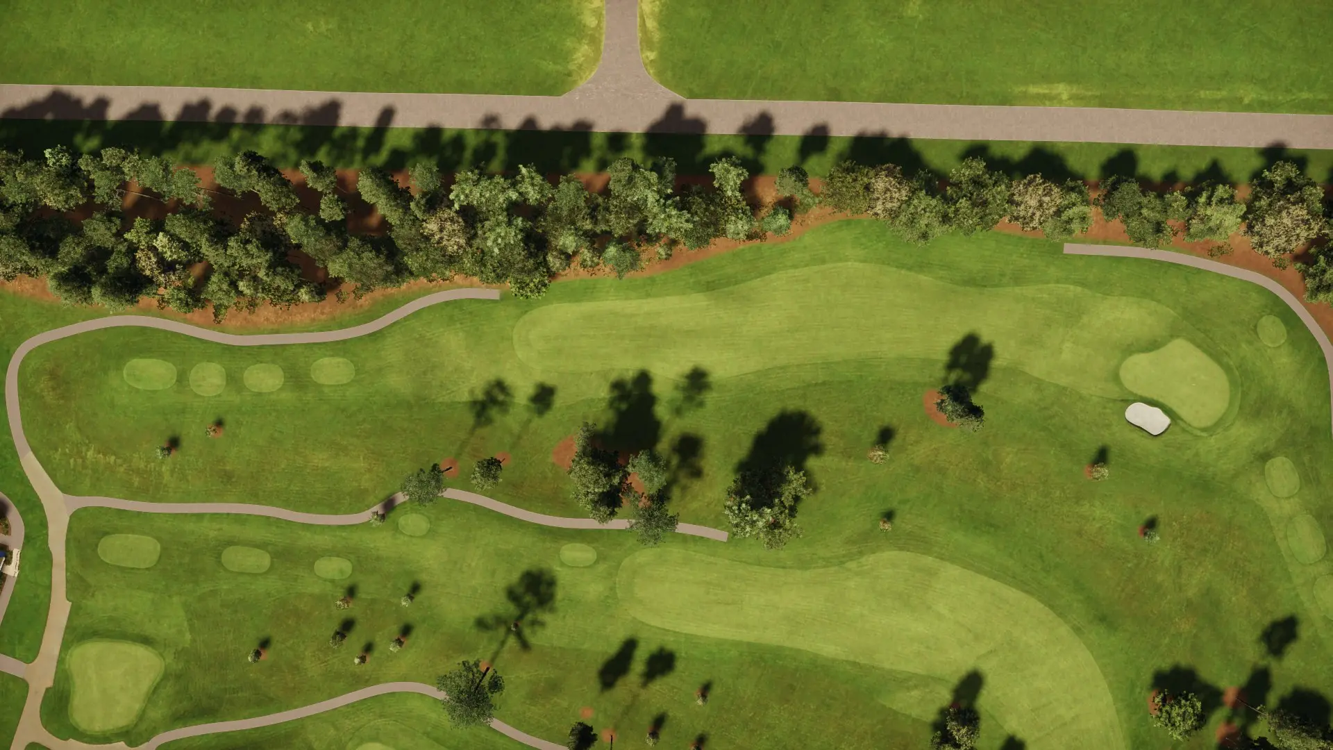 Hole 1 at Augusta Municipal -The Patch
