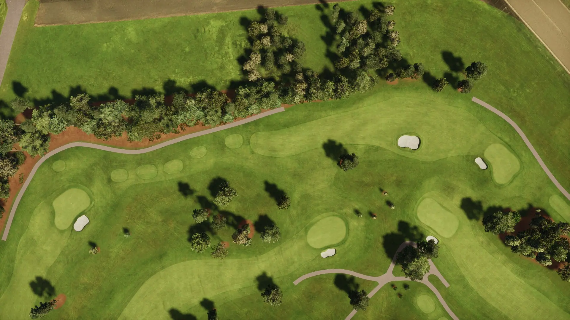 Hole 2 at Augusta Municipal -The Patch