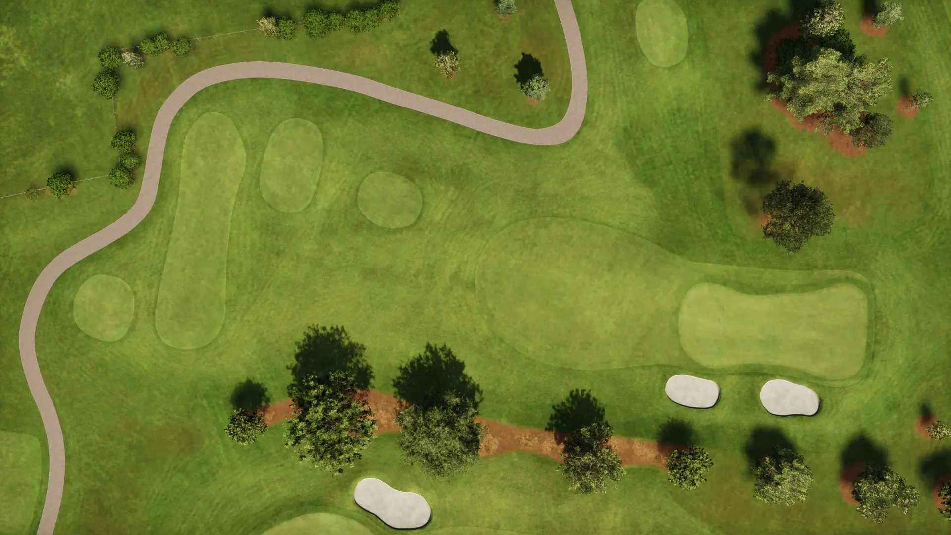 Hole 4 at Augusta Municipal -The Patch
