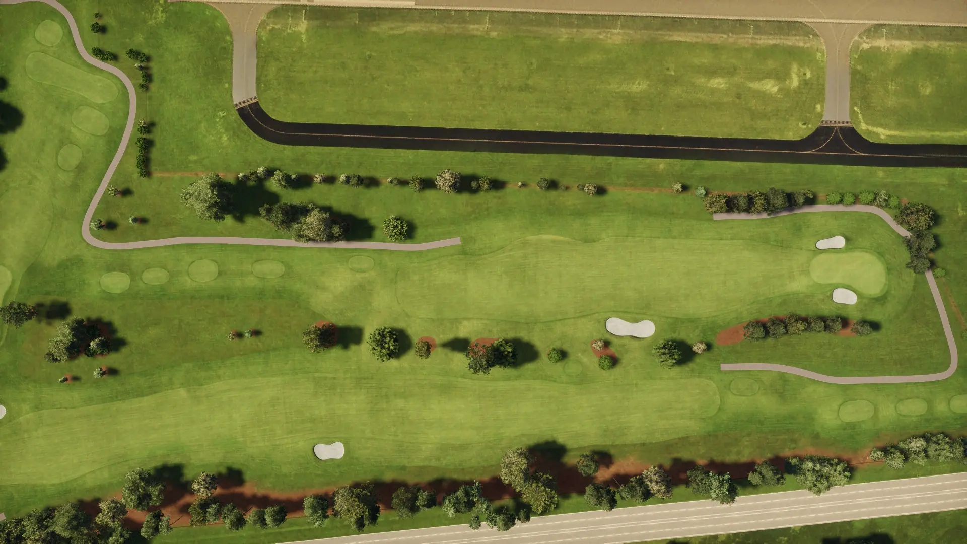 Hole 5 at Augusta Municipal -The Patch