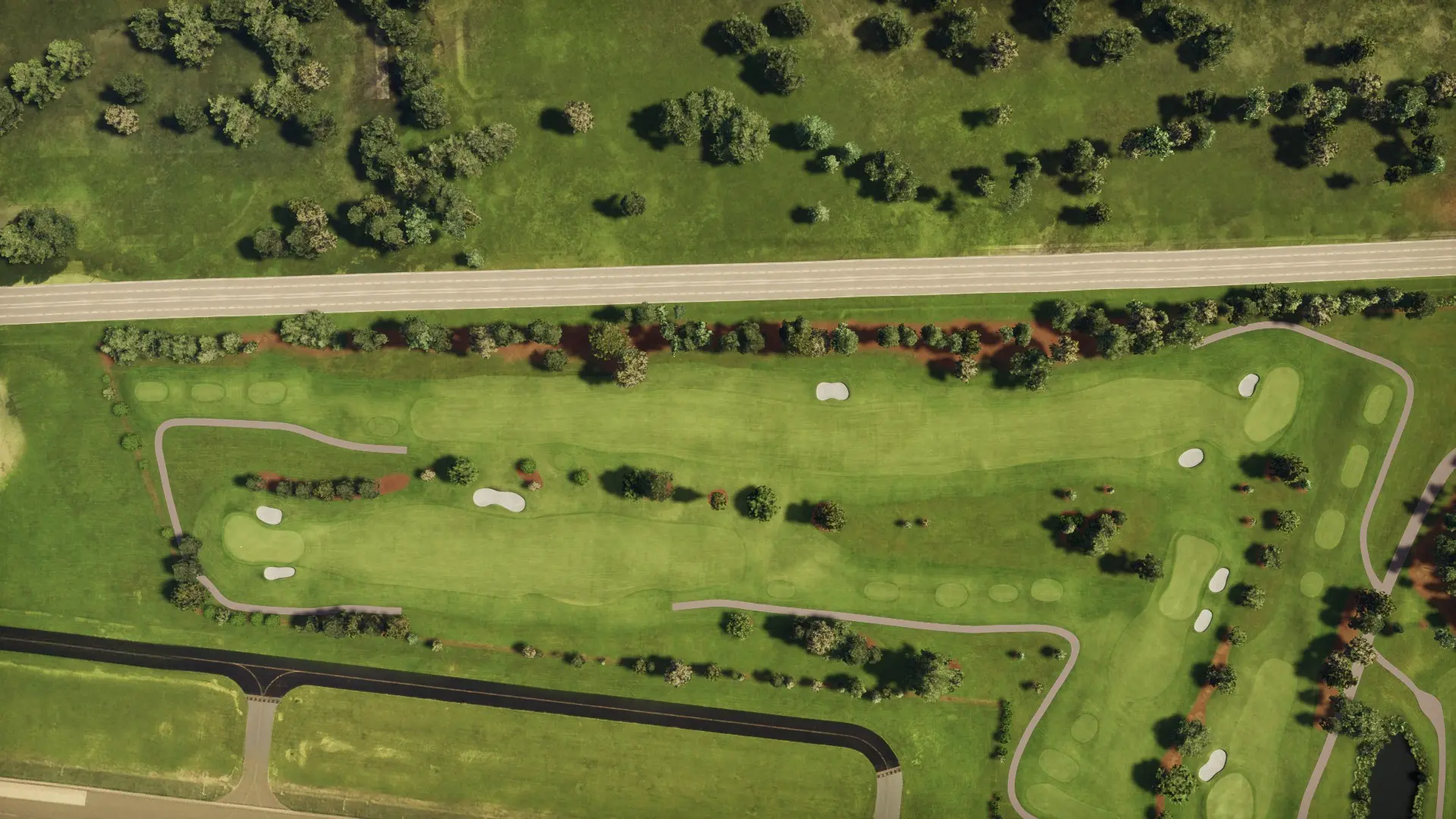 Hole 6 at Augusta Municipal -The Patch