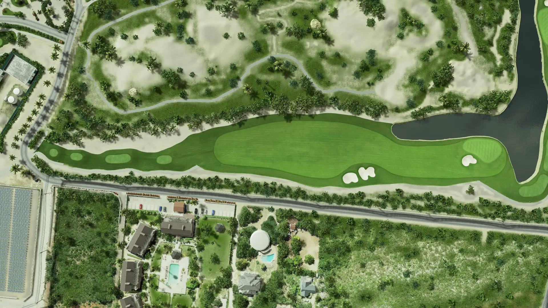 Hole 14 at Aurora International