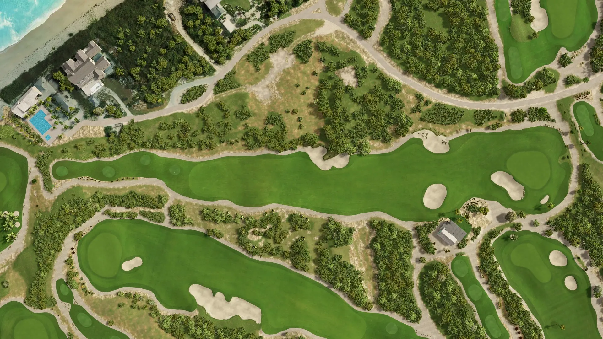 Hole 16 at Bakers Bay Golf & Ocean Club