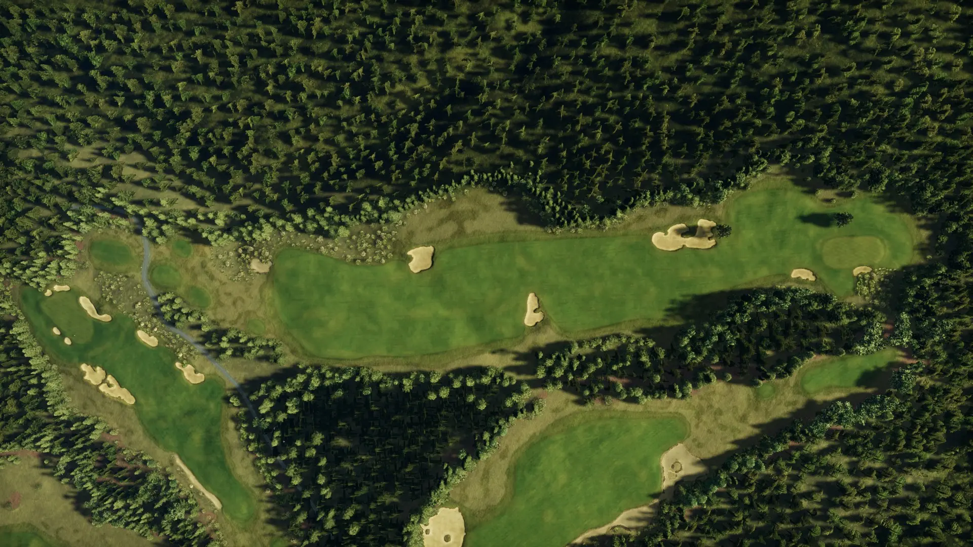 Hole 9 at Bandon Trails