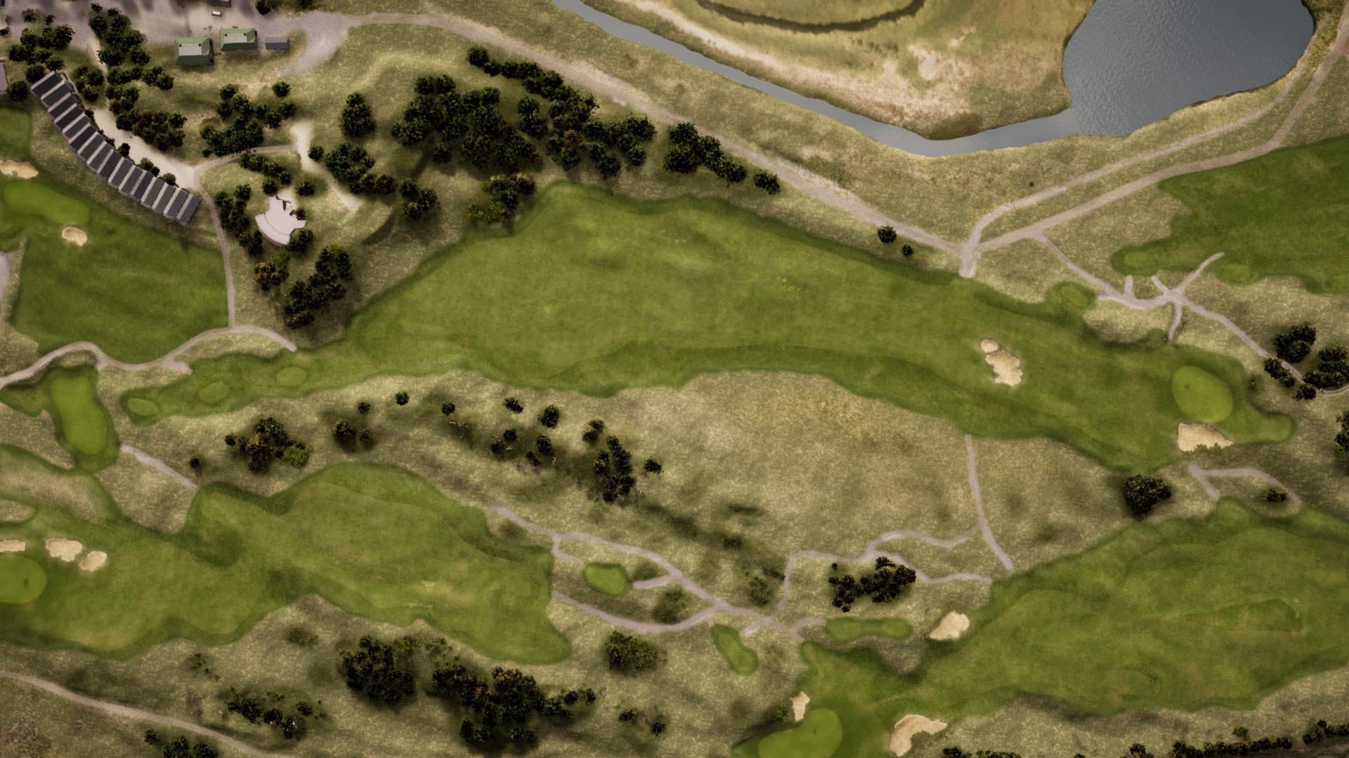Hole 1 at Barnbougle Dunes
