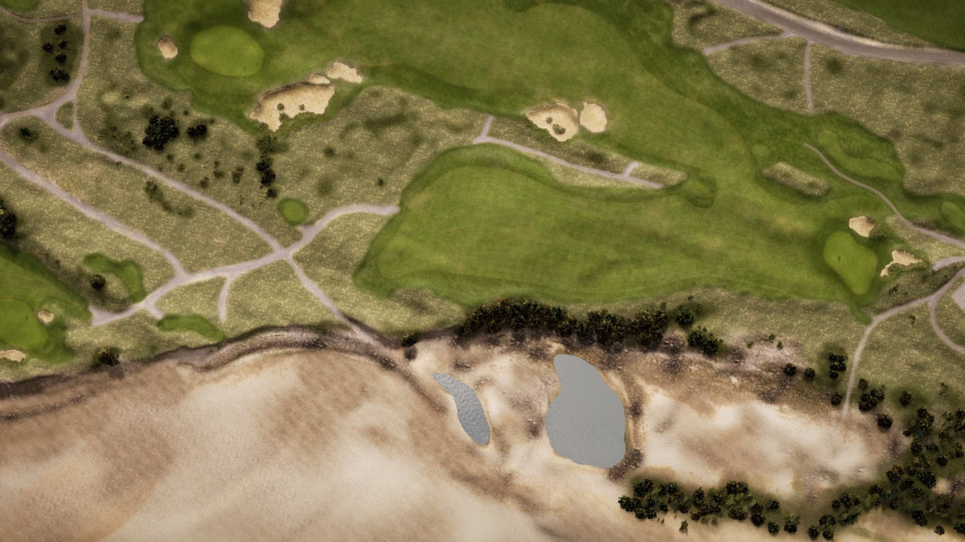 Hole 18 at Barnbougle Dunes