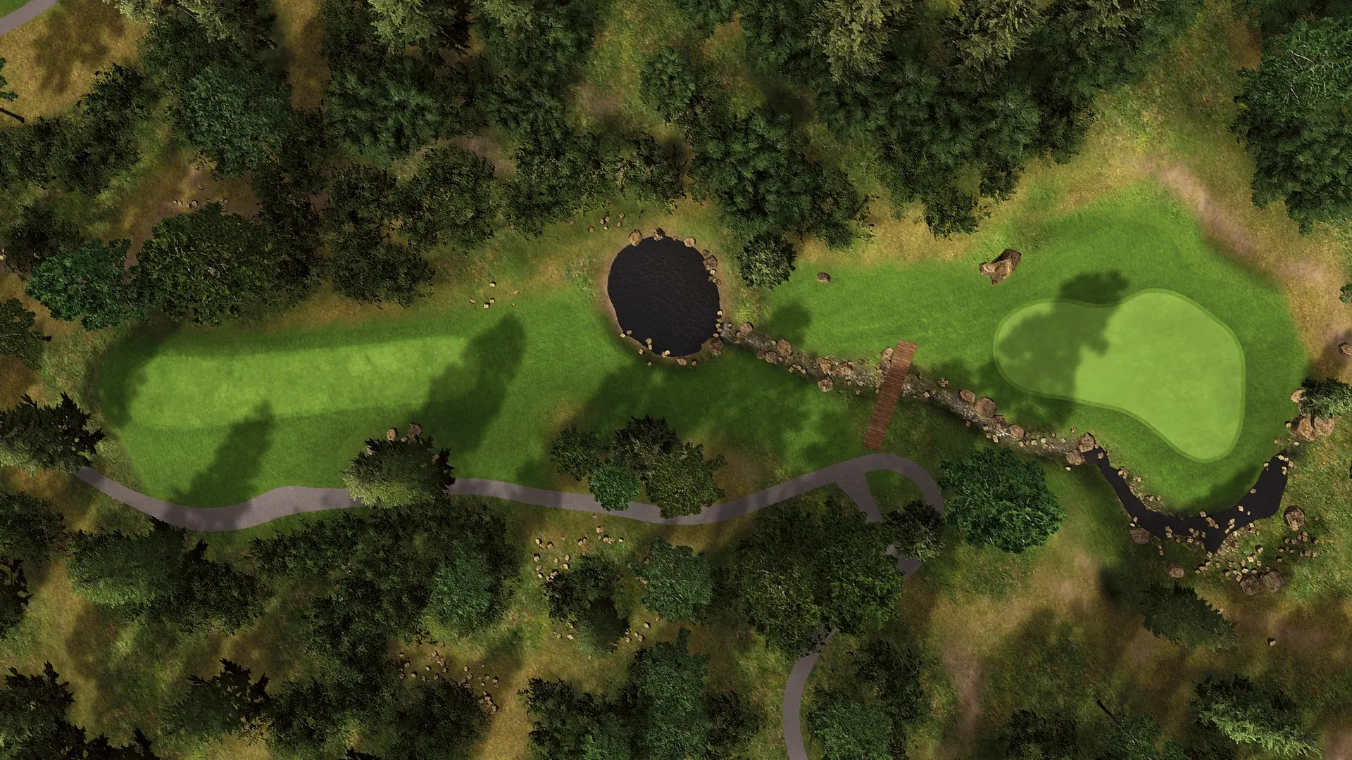 Hole 17 at Bear Dance, The Golf Club