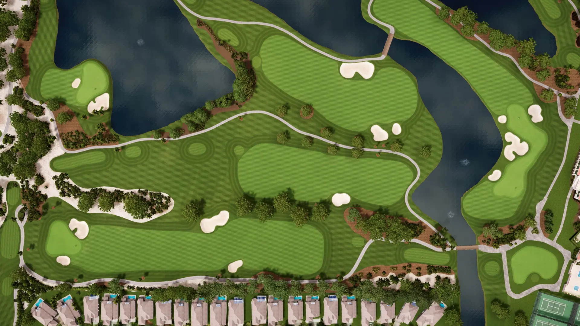 Hole 9 at Bear Lakes CC Lakes Course