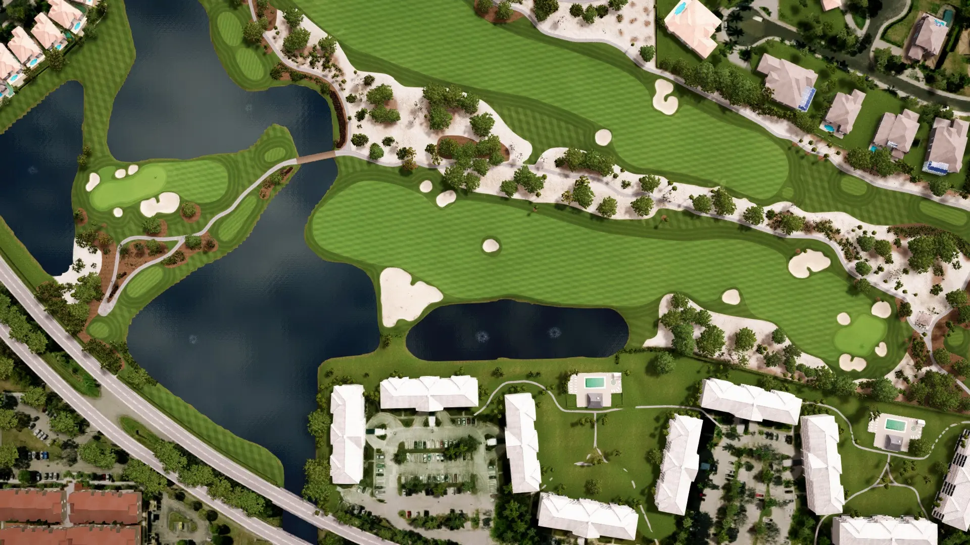 Hole 12 at Bear Lakes CC Lakes Course