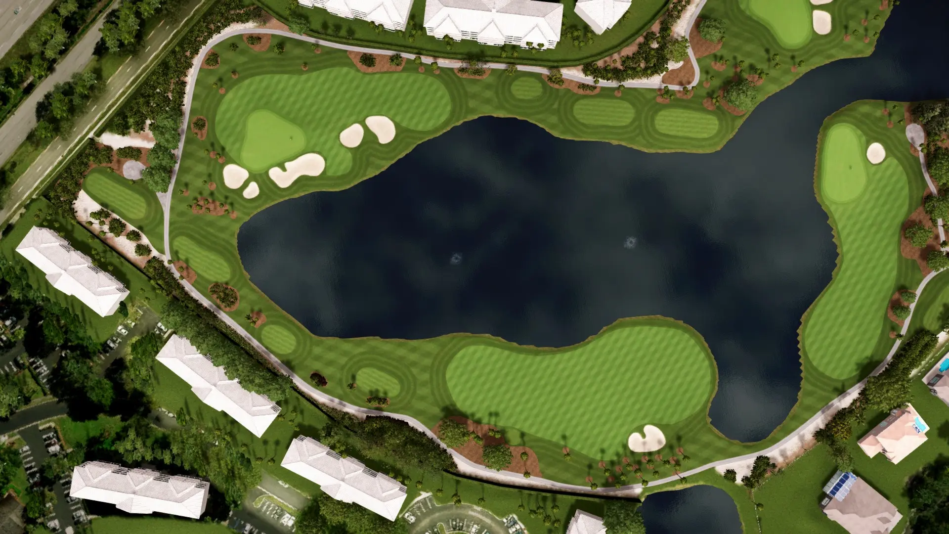 Hole 15 at Bear Lakes CC Lakes Course