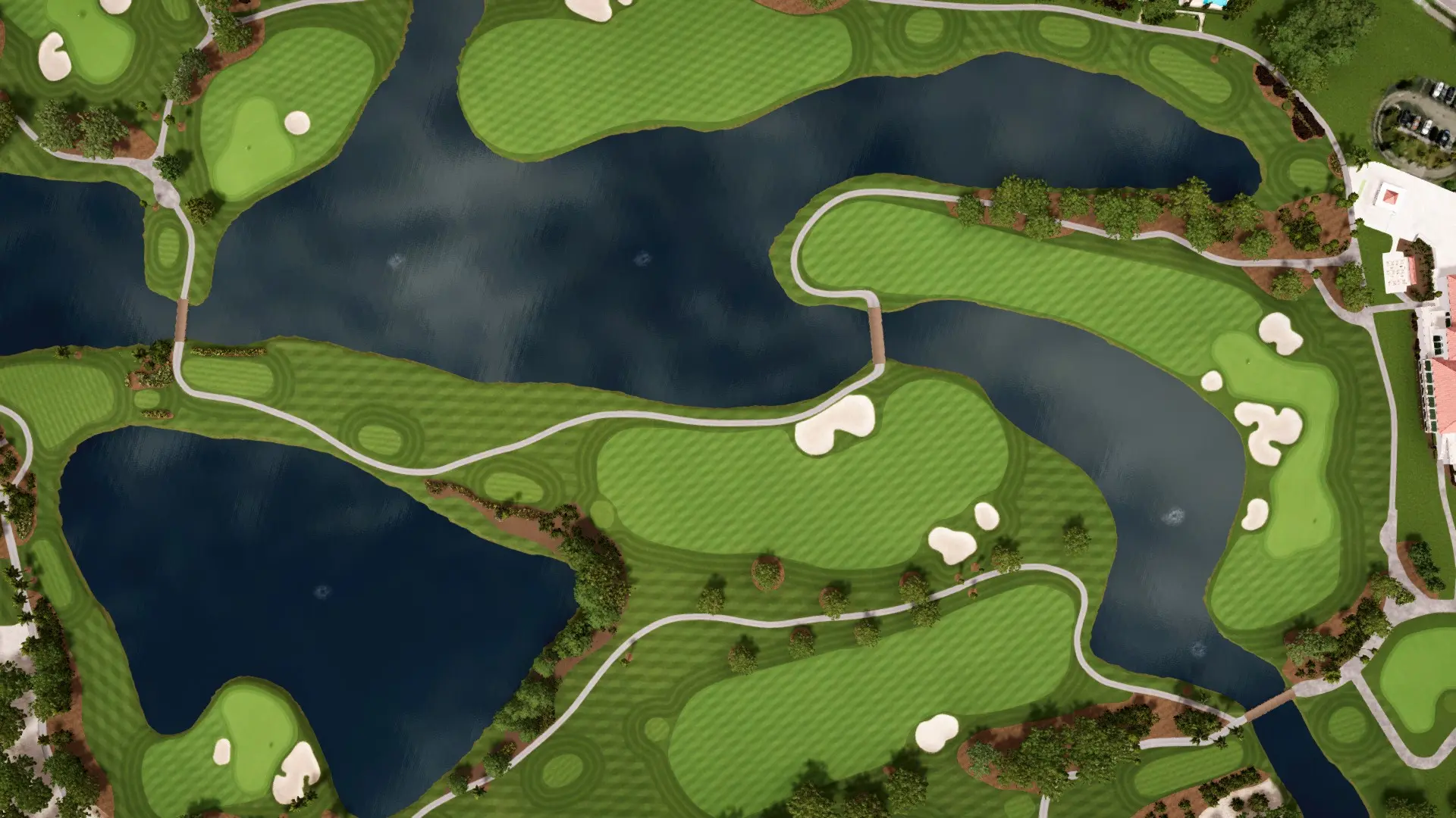 Hole 18 at Bear Lakes CC Lakes Course