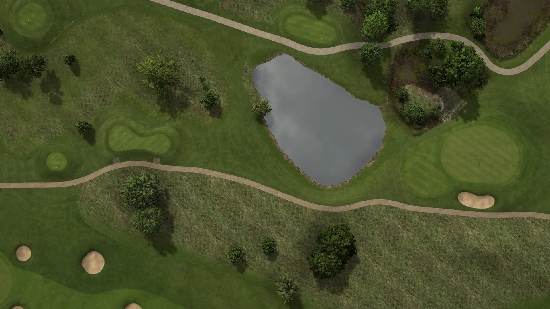 Hole 2 at Belton Woods Resort - Lakes Course