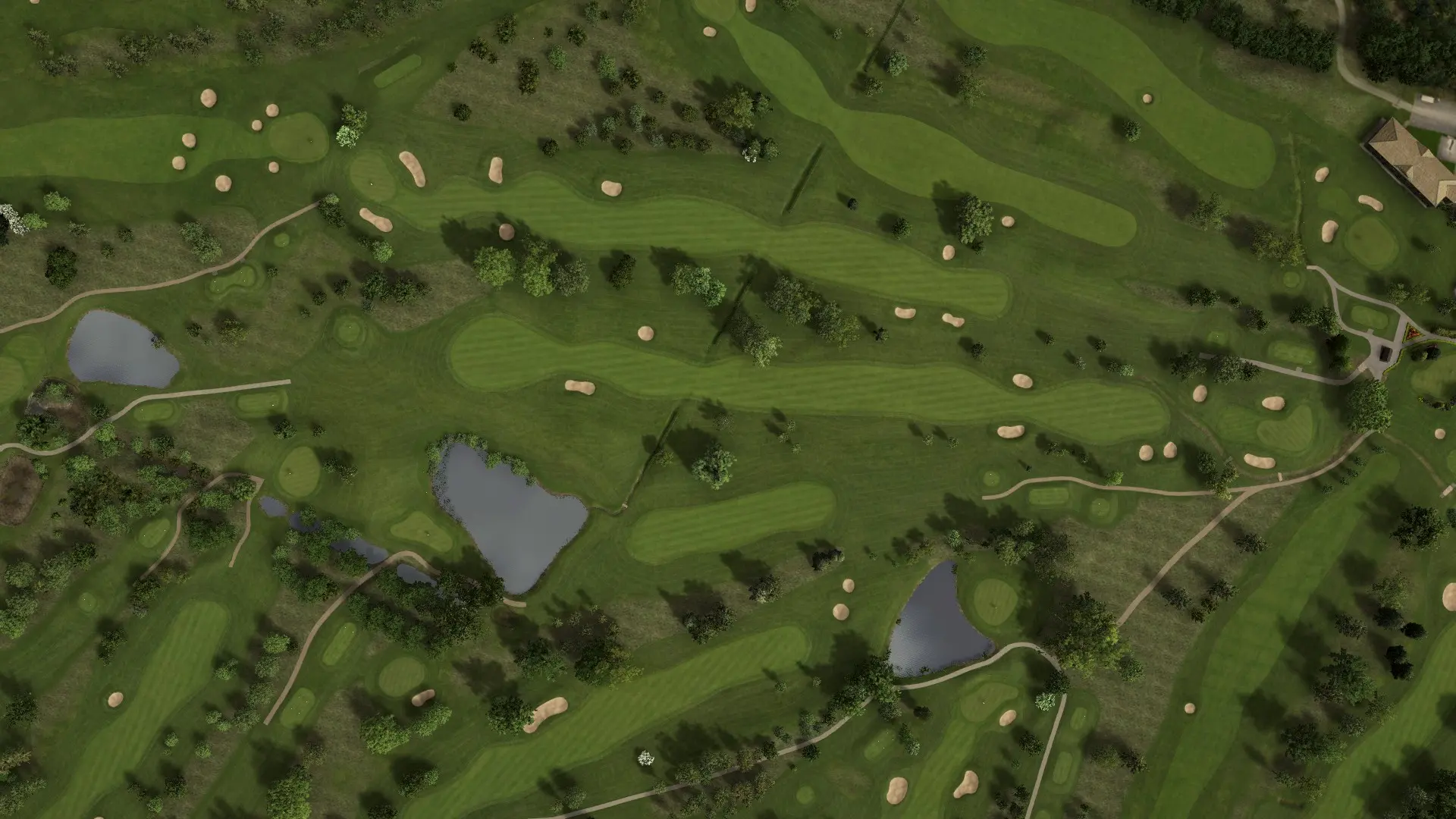 Hole 9 at Belton Woods Resort - Lakes Course
